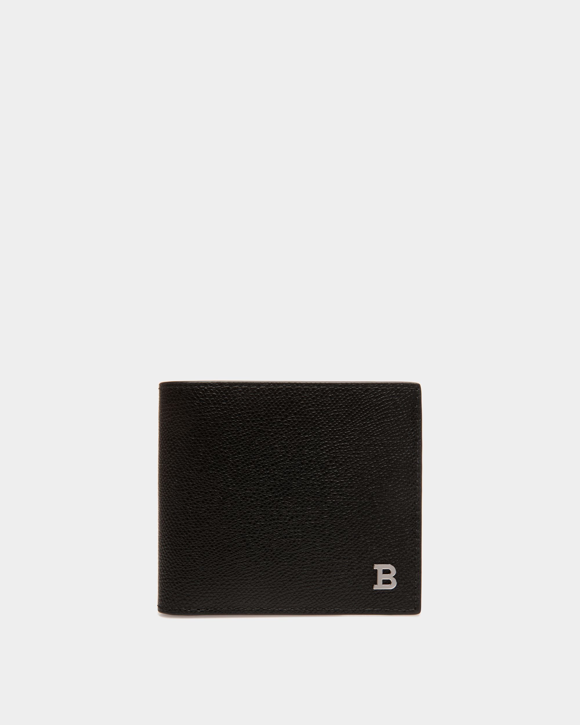 Coin Wallet In Black Bovine - Herren - Bally - 01