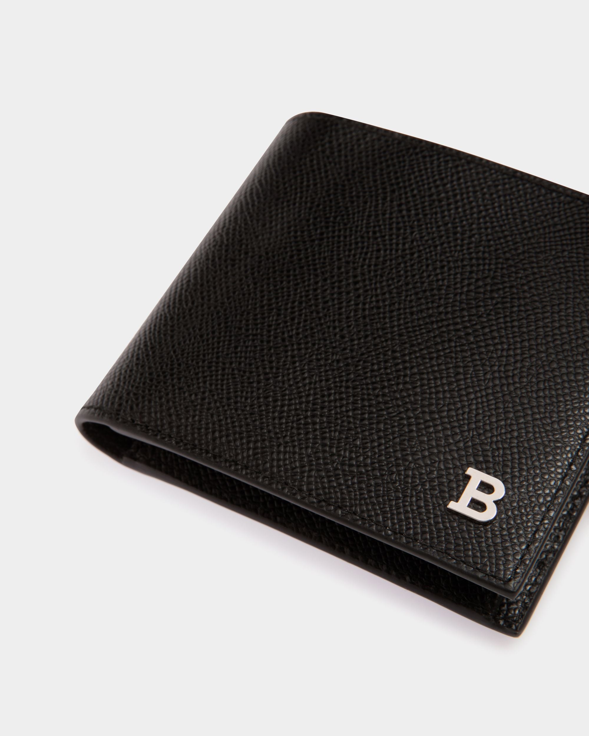 Coin Wallet In Black Bovine - Herren - Bally - 04