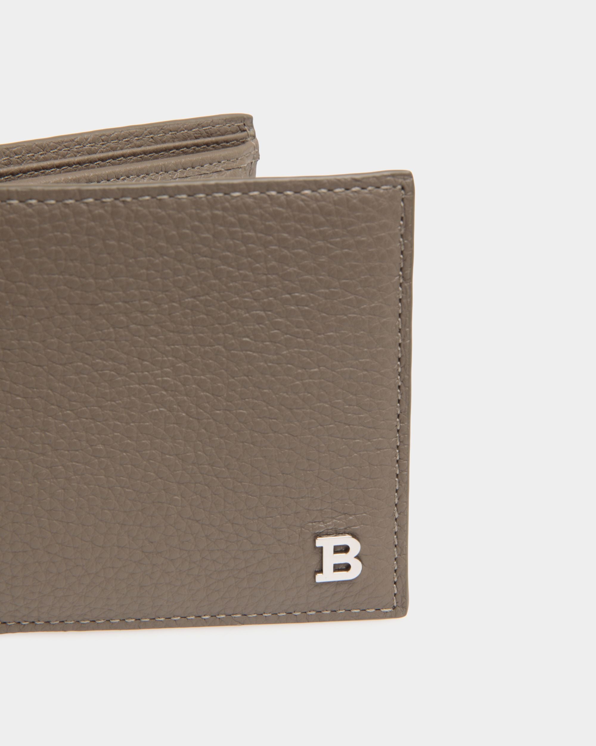 Coin Wallet In Grey Leather - Herren - Bally - 04