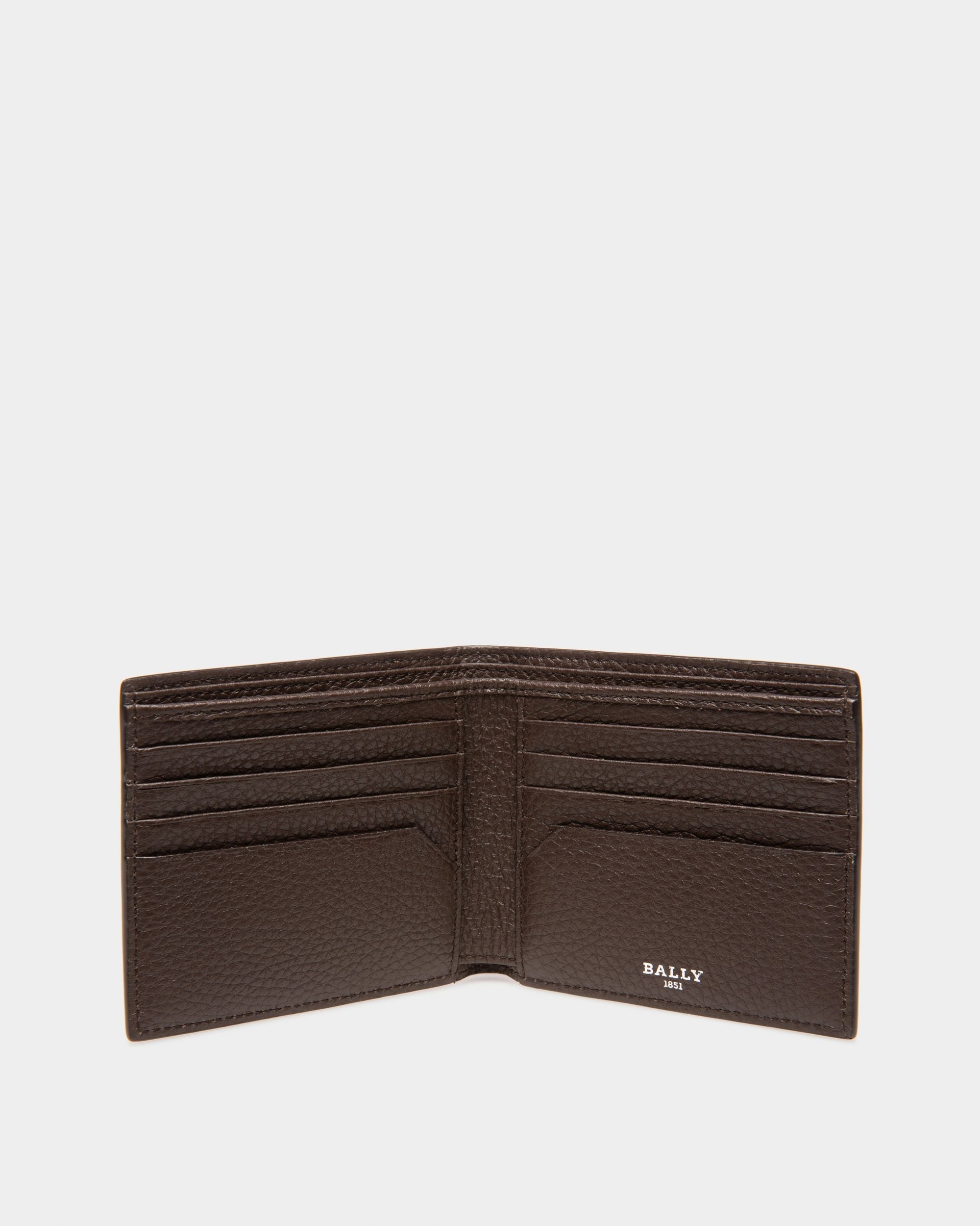 Scrasai Brieftasche Aus Ebenholzbraunem Leder - Herren - Bally - 03
