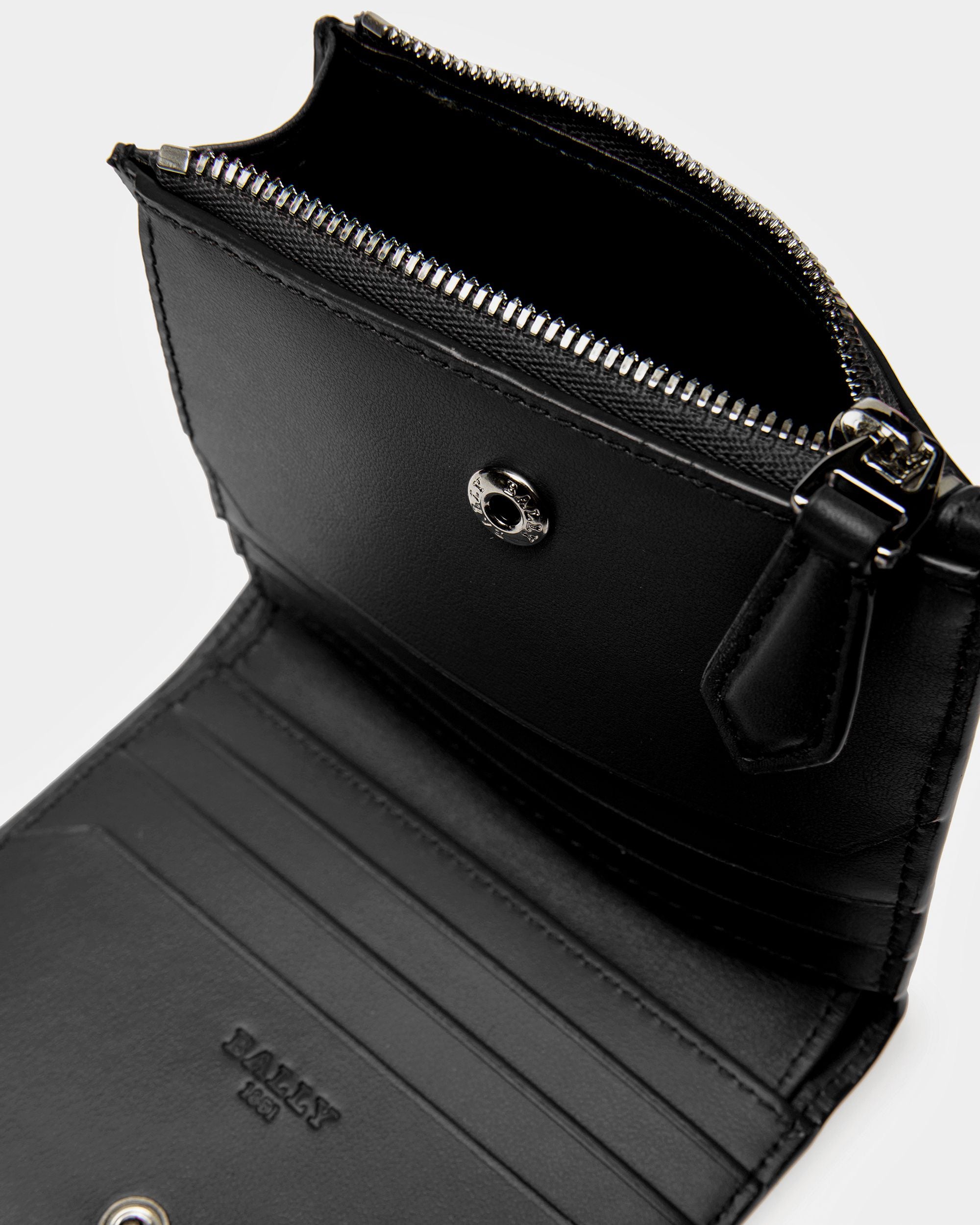 Axeel Ledergeldbörse In Schwarz - Herren - Bally - 04