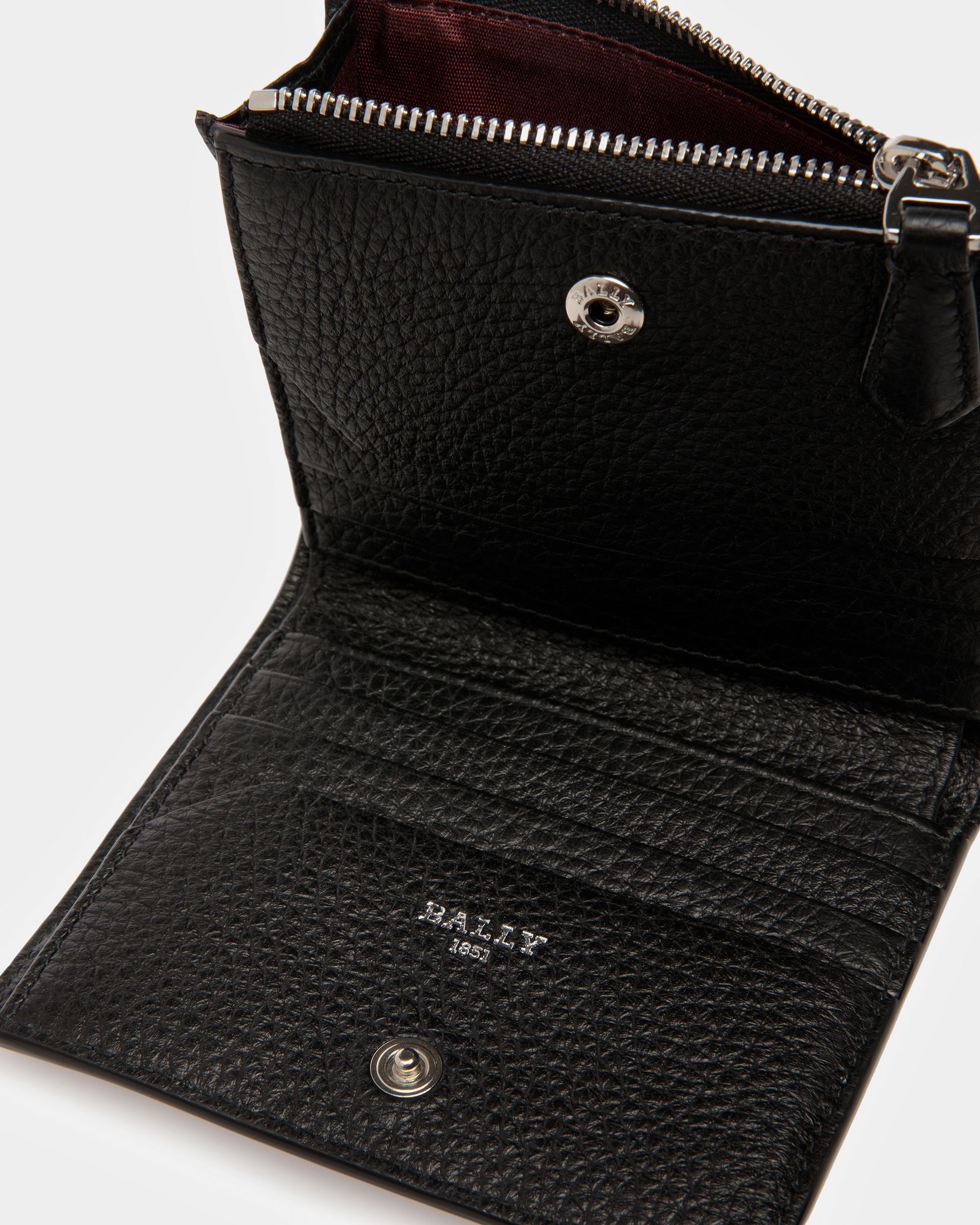 Scunner Ledergeldbörse In Schwarz - Herren - Bally - 03