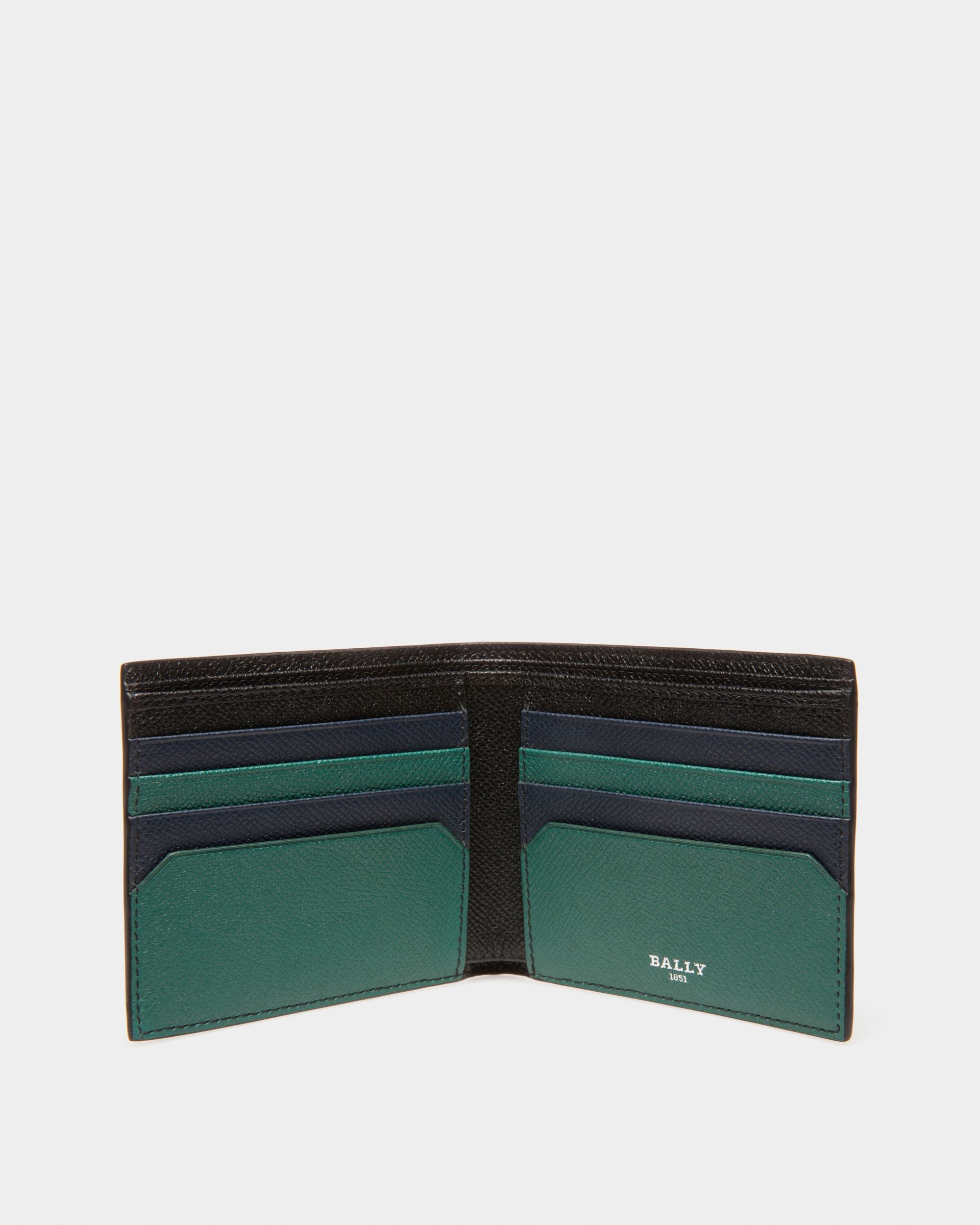 Bollen Brieftasche Aus Grünem Leder - Herren - Bally - 03