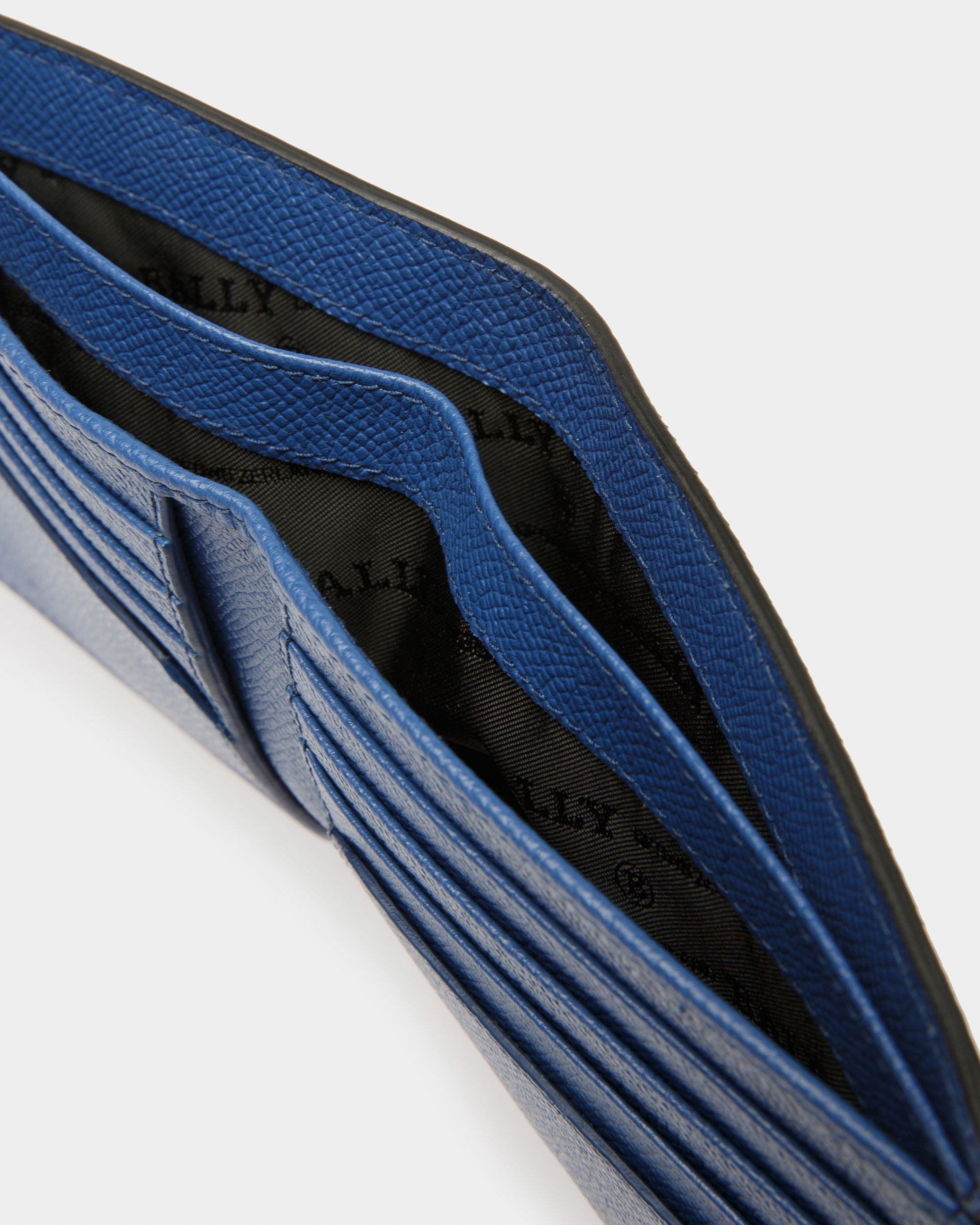 Bollen Ledergeldbörse In Schwarz Und Blau - Herren - Bally - 04