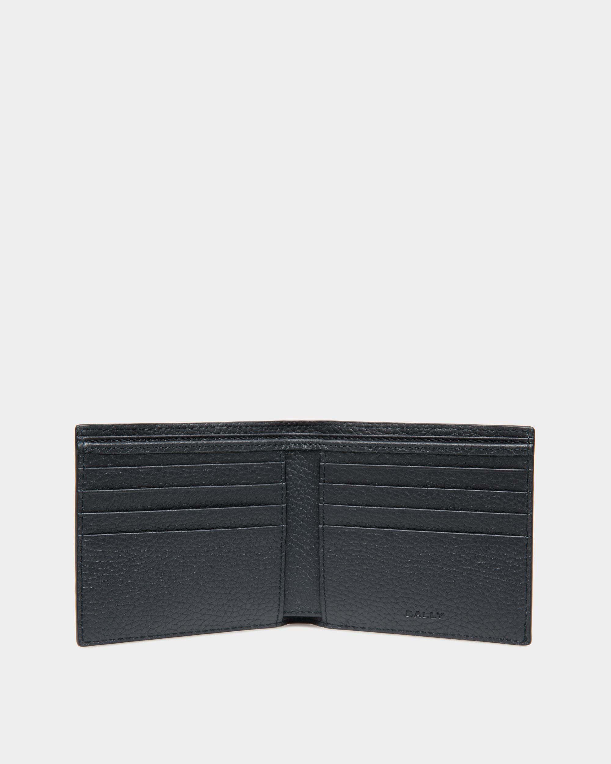 Ribbon Zweiteilige Brieftasche Aus Leder In Navy Blue - Herren - Bally - 04