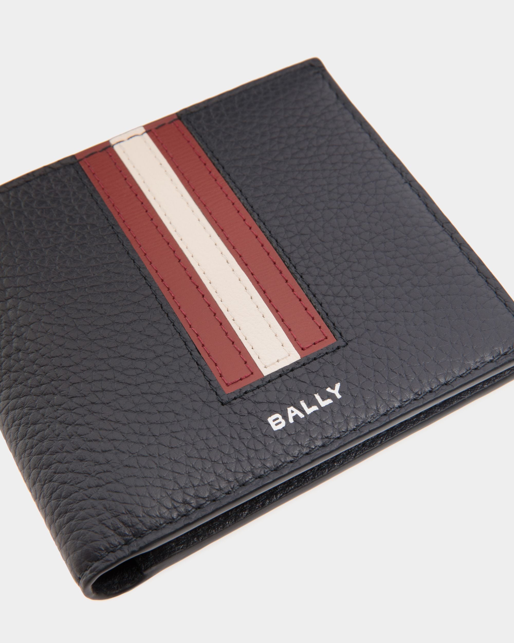 Ribbon Zweiteilige Brieftasche Aus Leder In Navy Blue - Herren - Bally - 03