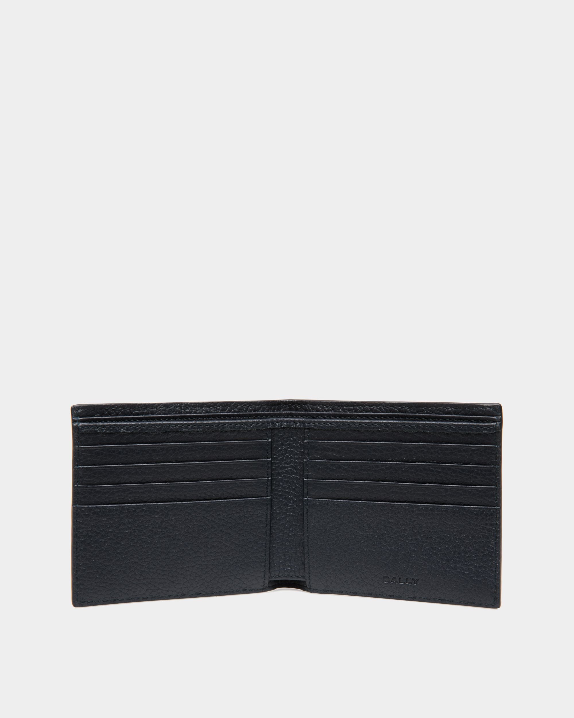 Ribbon Zweiteilige Brieftasche Aus Leder In Navy Blue - Herren - Bally - 04