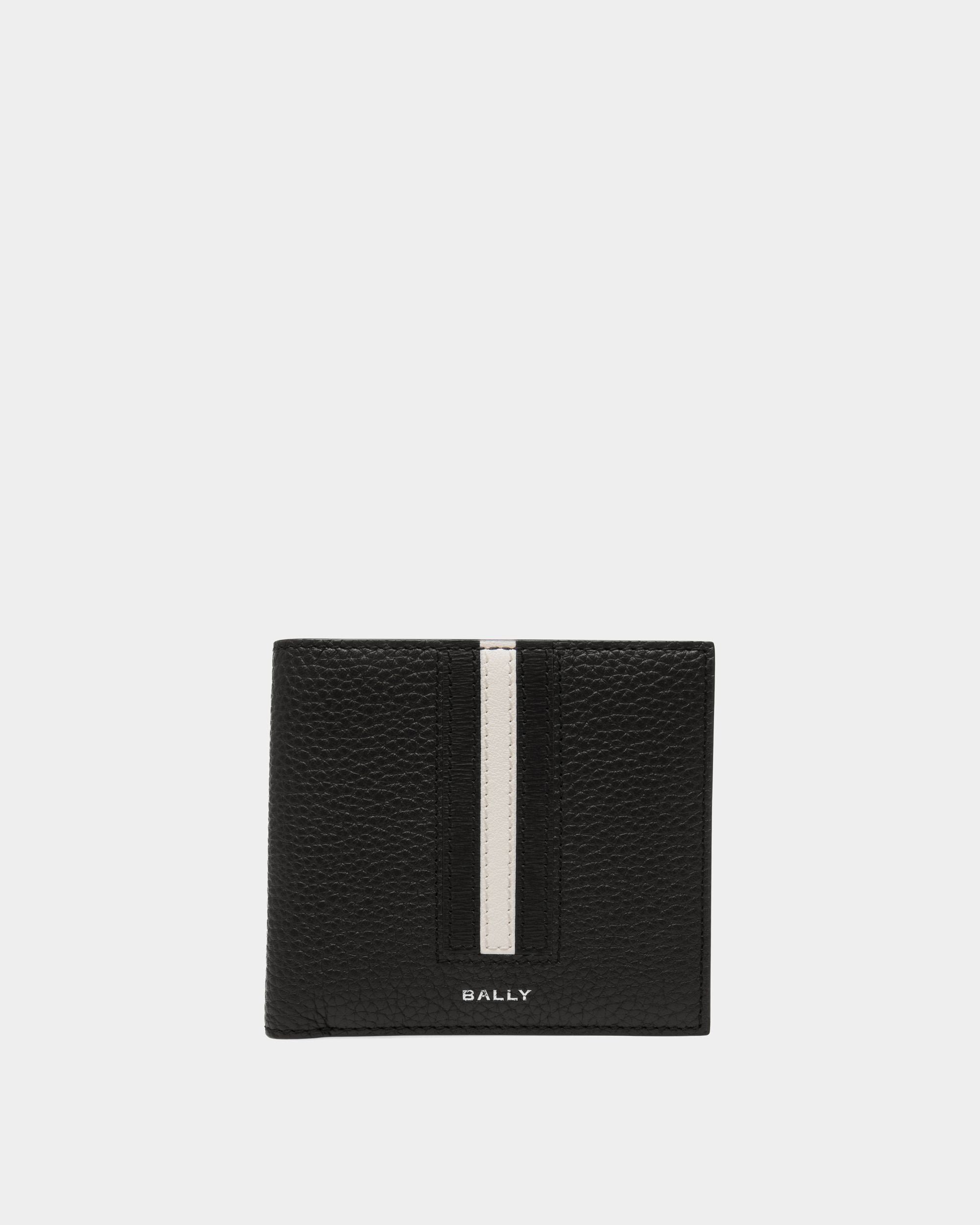 Ribbon Zweiteilige Brieftasche Aus Genarbtem Leder In Schwarz - Herren - Bally - 01