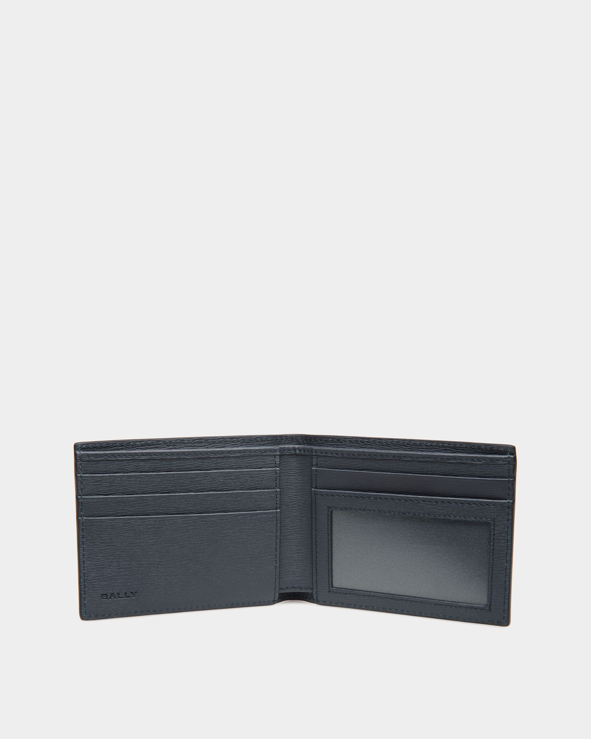 Crossing Zweiteilige Geldbörse Aus Mitternachtsblauem Leder - Herren - Bally - 03