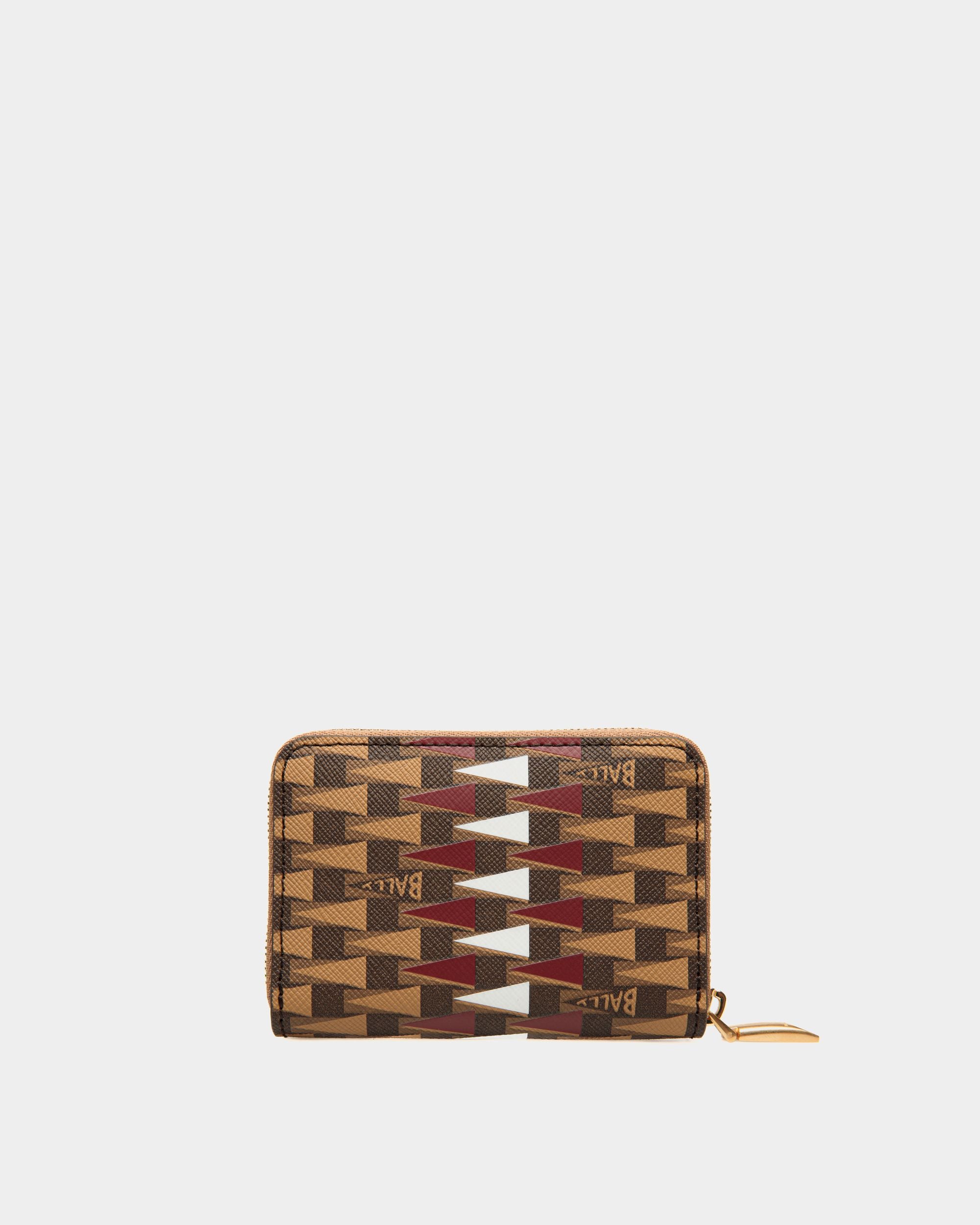 Kleine Geldbörse Mit Umlaufendem Reißverschluss In Beige - Herren - Bally - 02