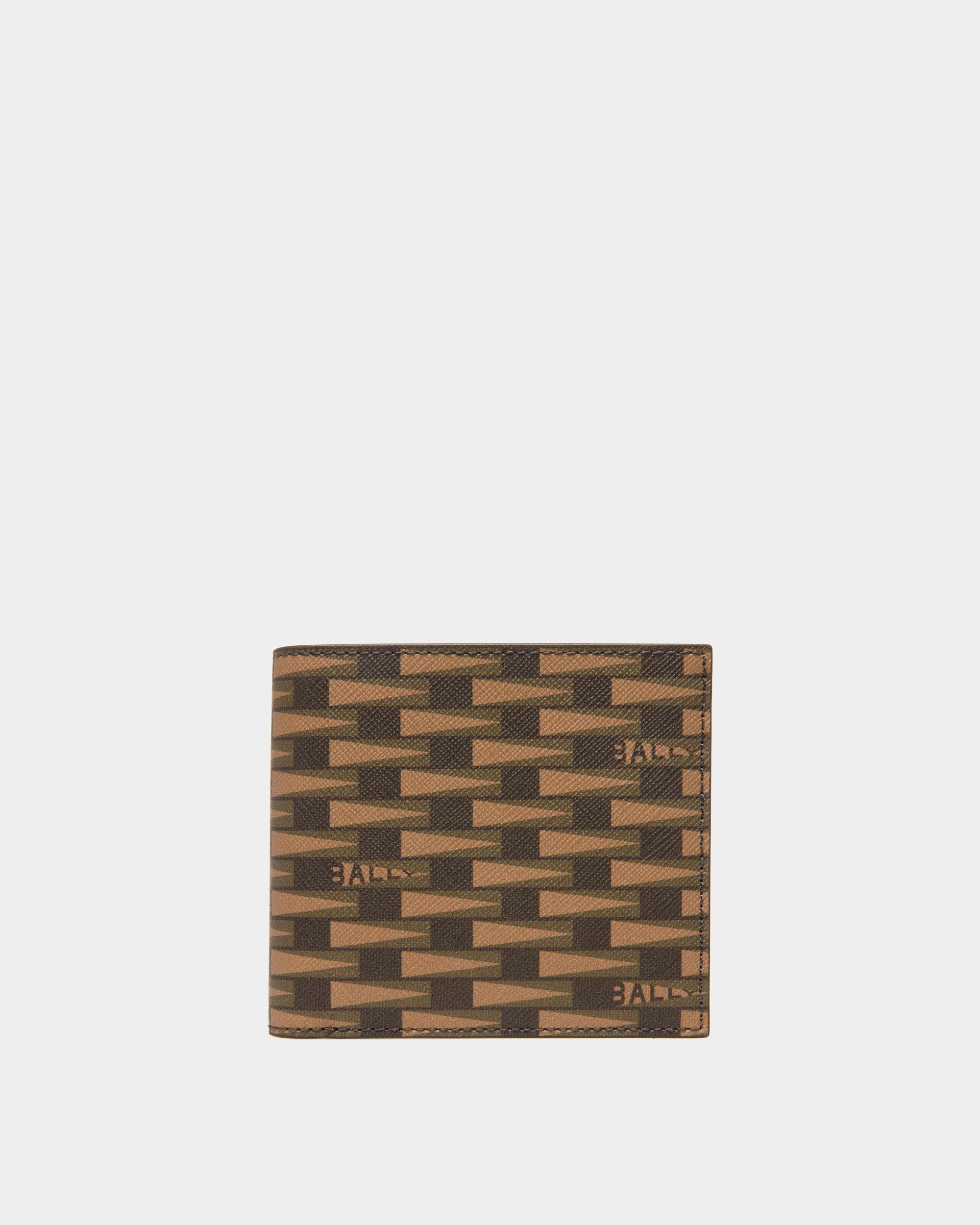 Pennant Geldbörse Aus Leder und TPU in Desert und Kelly Green - Herren - Bally - 01