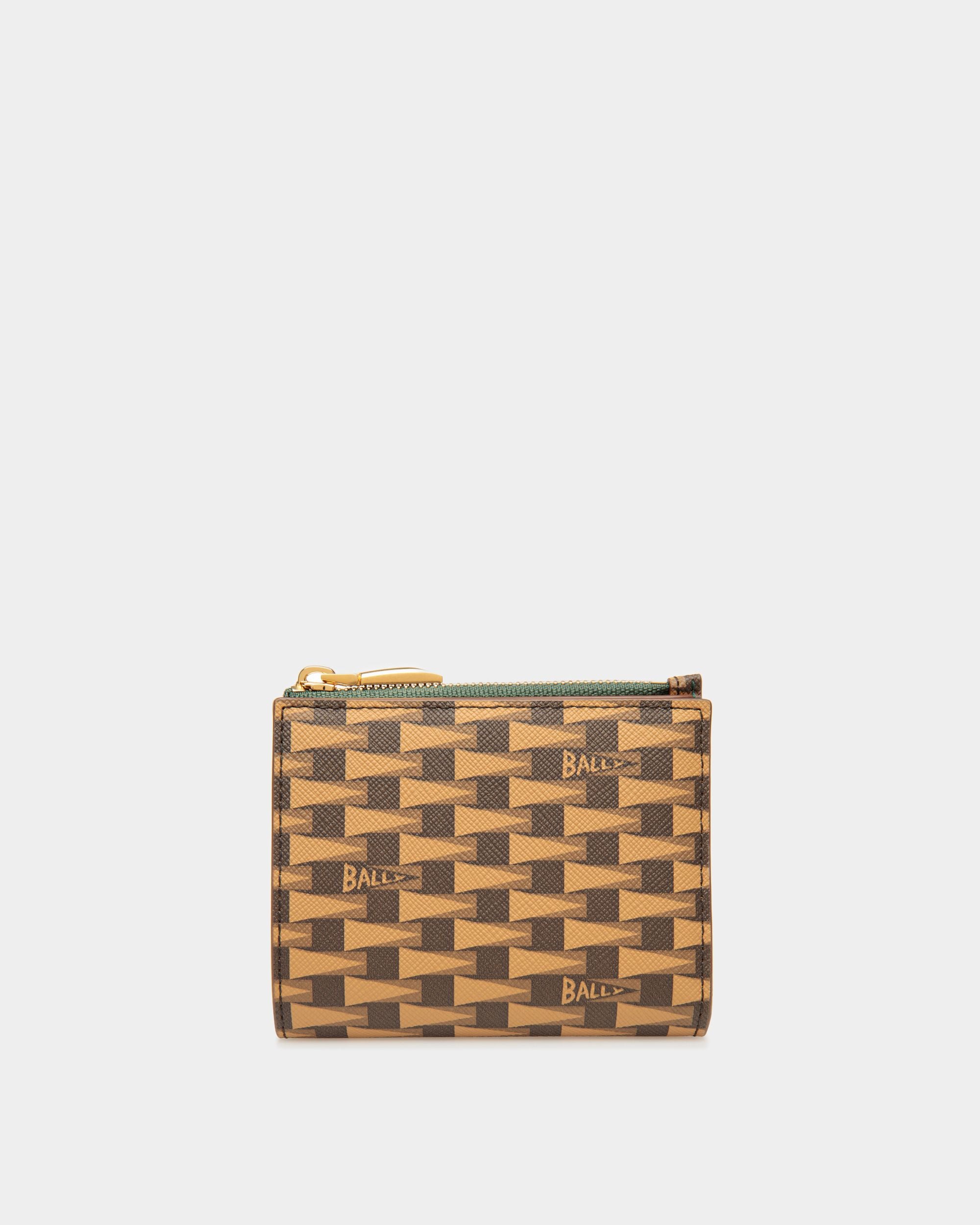 Pennant Geldbörse Aus Leder und TPU in Desert und Kelly Green - Herren - Bally - 01