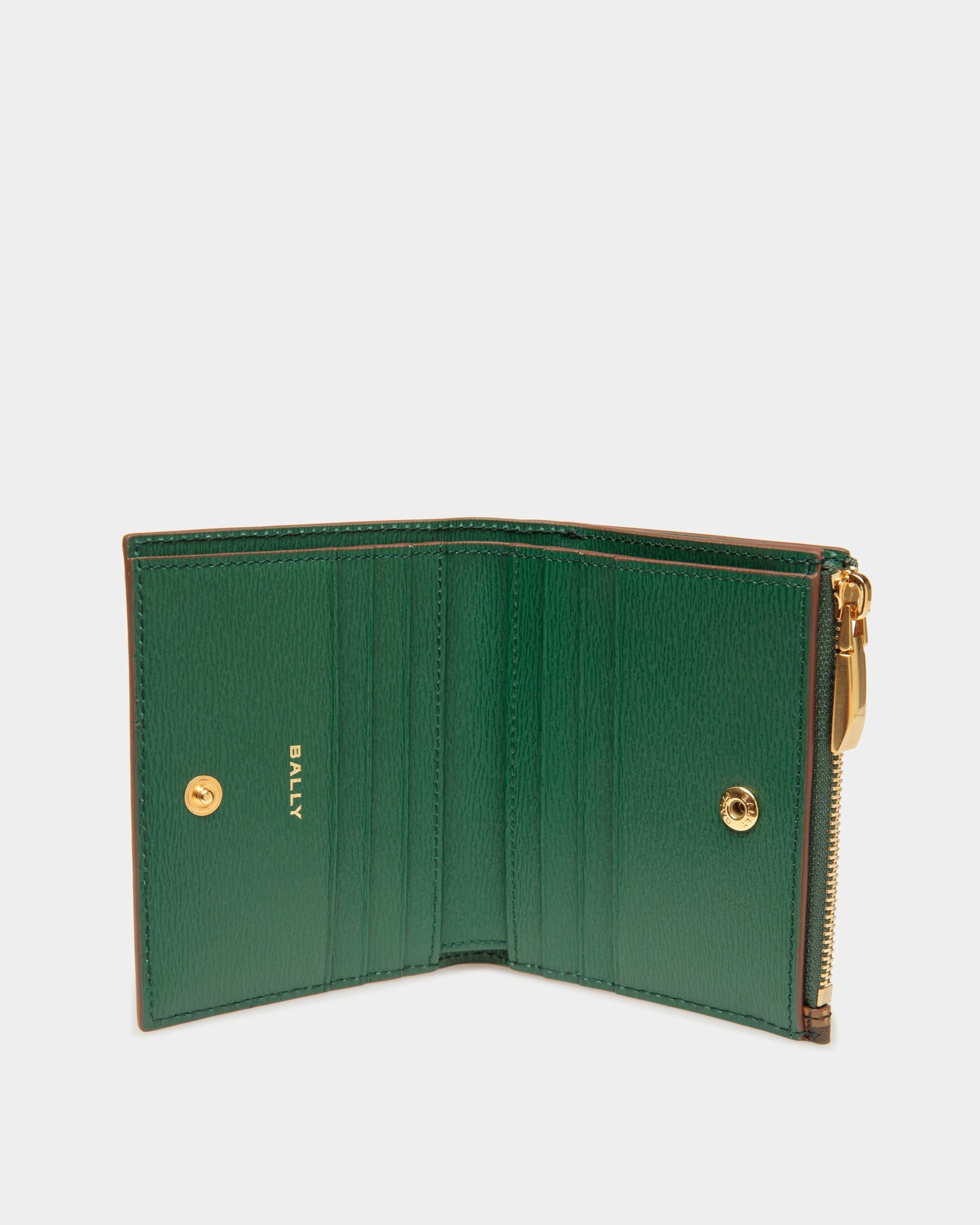 Pennant Geldbörse Aus Leder und TPU in Desert und Kelly Green - Herren - Bally - 03