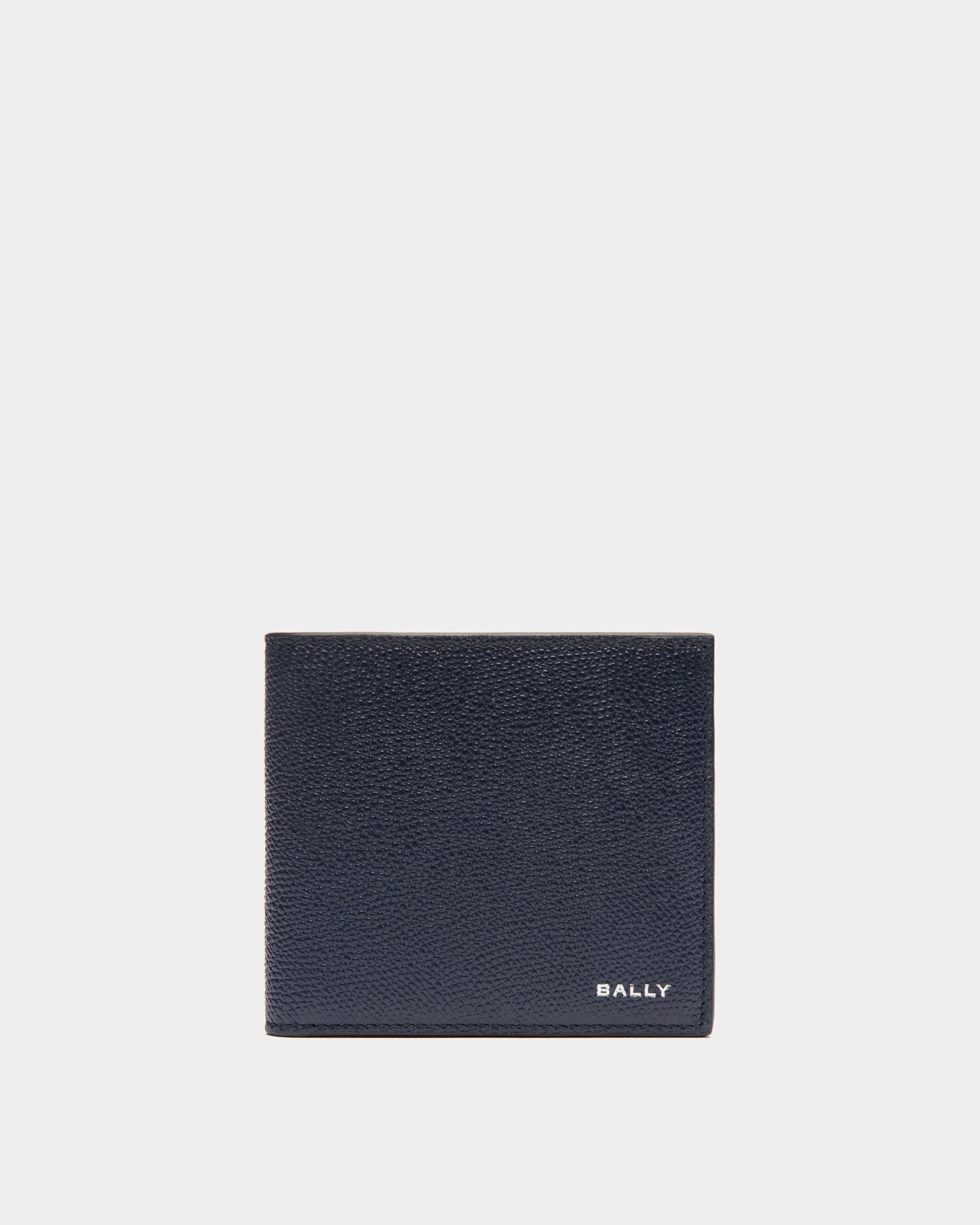 Flag Zweiteilige Geldbörse Aus Blauem Leder - Herren - Bally - 01