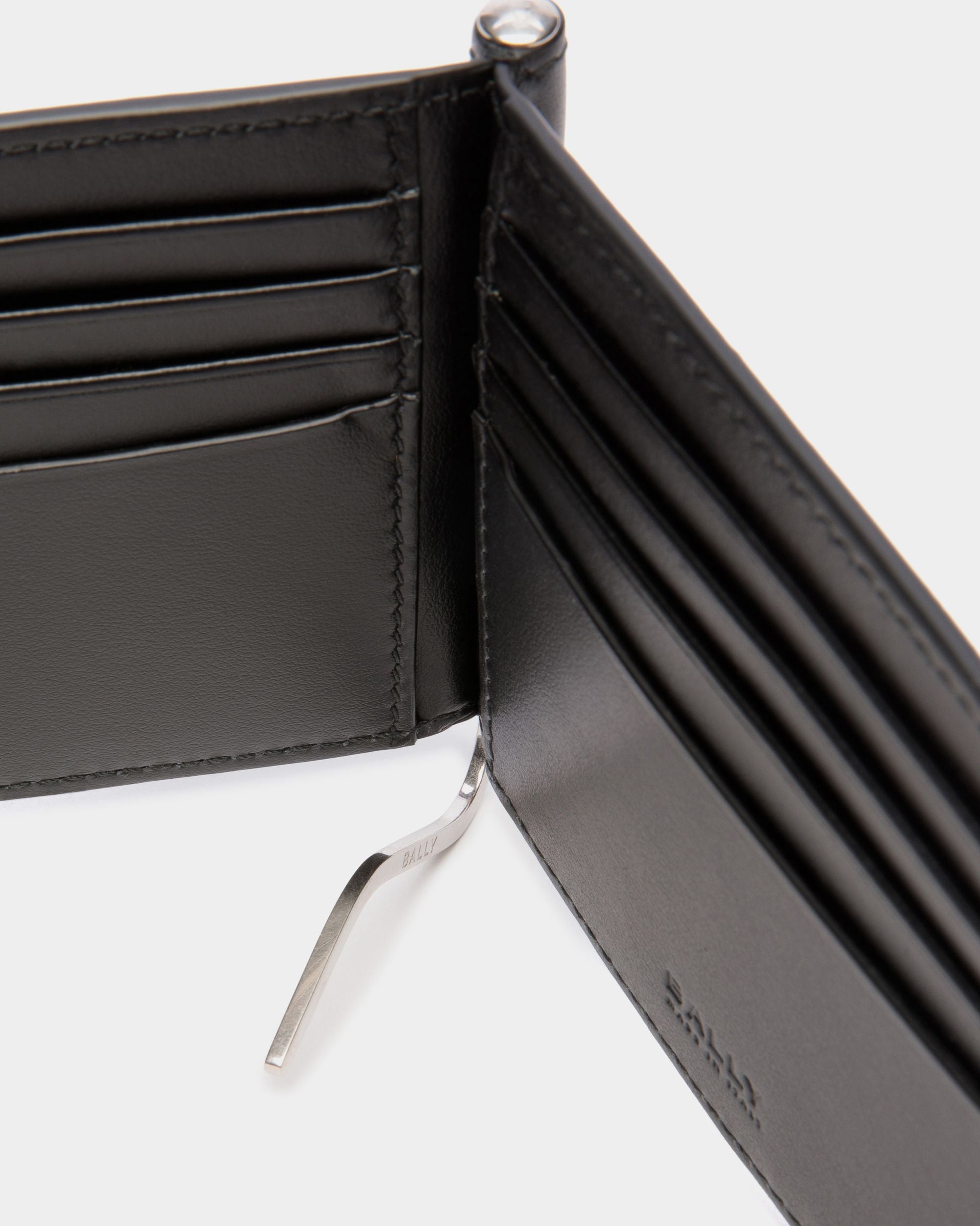 Busy Bally Zweiteilige Geldbörse Aus Schwarzem Leder - Herren - Bally - 04