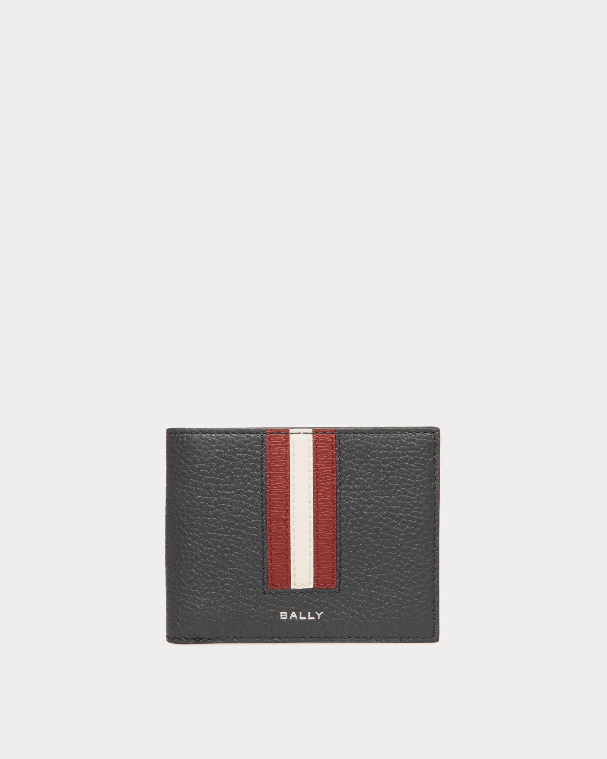Ribbon Zweiteilige Brieftasche Aus Leder In Navy Blue - Herren - Bally - 01