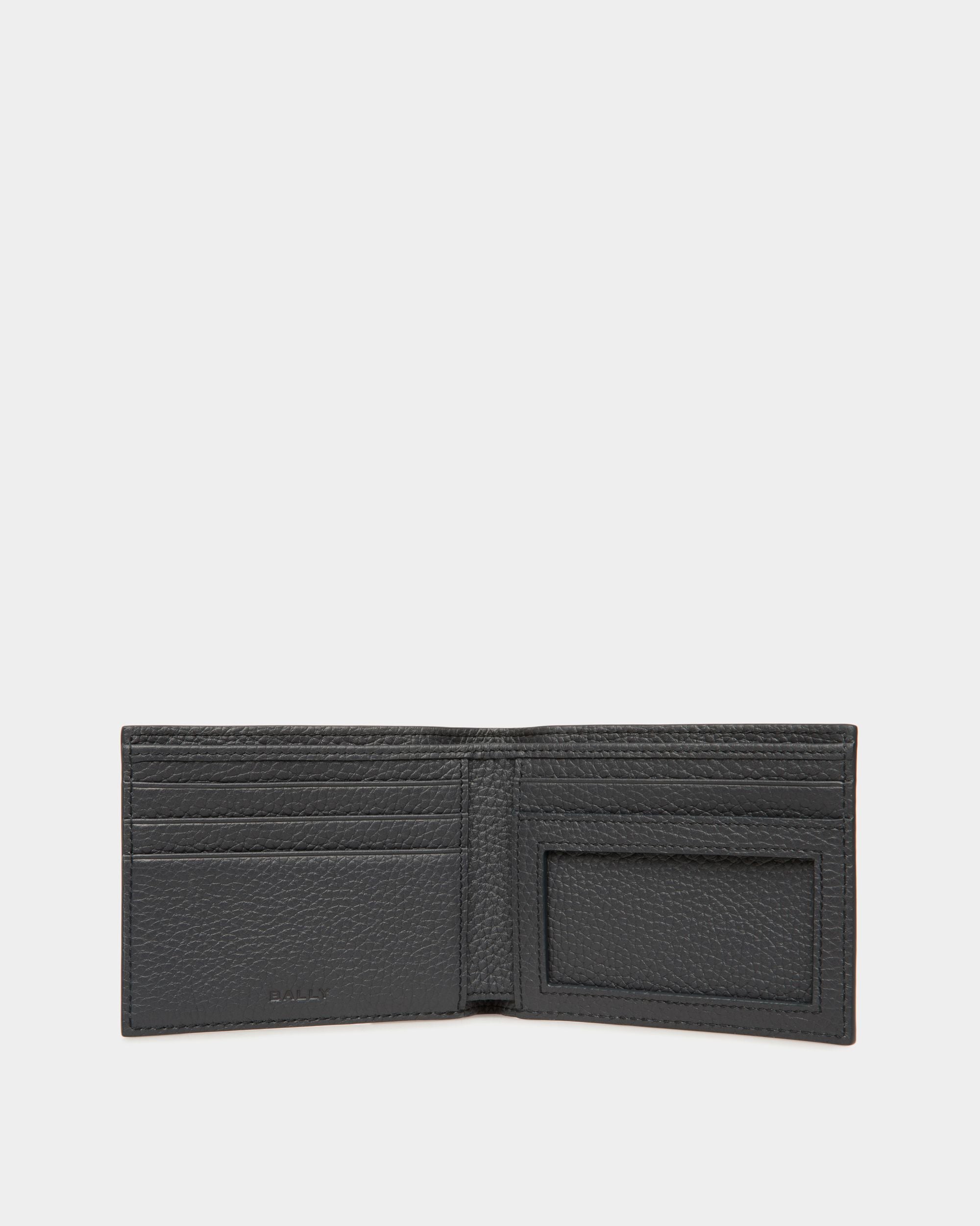 Ribbon Zweiteilige Brieftasche Aus Leder In Navy Blue - Herren - Bally - 03