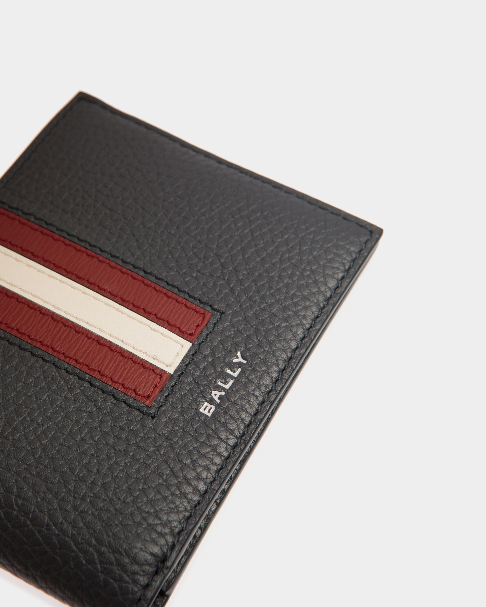 Ribbon Zweiteilige Brieftasche Aus Leder In Navy Blue - Herren - Bally - 04