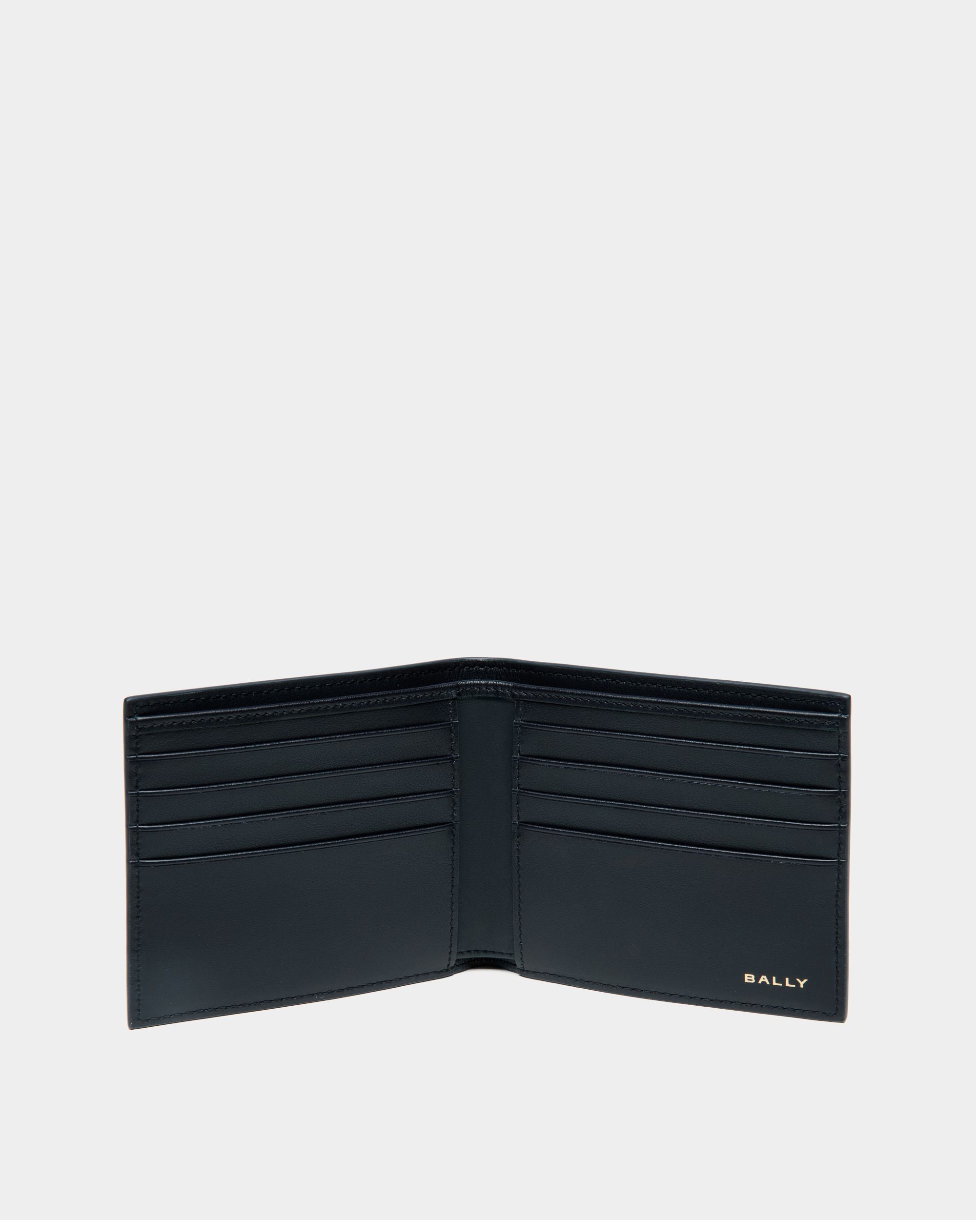 Summer Capsule Zweiteilige Geldbörse Aus Leder In Weiß Und Marineblau - Herren - Bally - 03