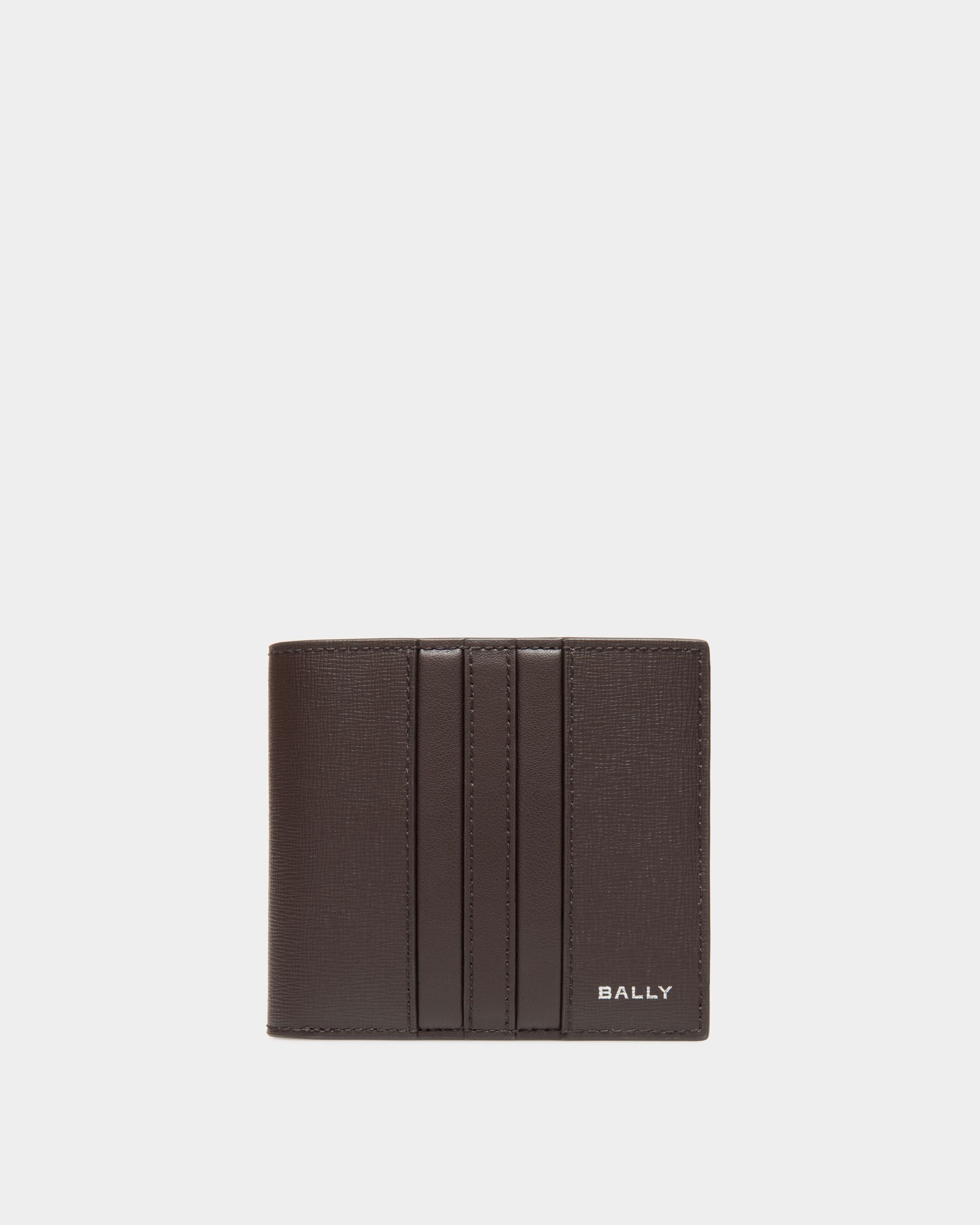 Mythos Bifold in Ebano Recycled Leather - Herren - Bally - 01