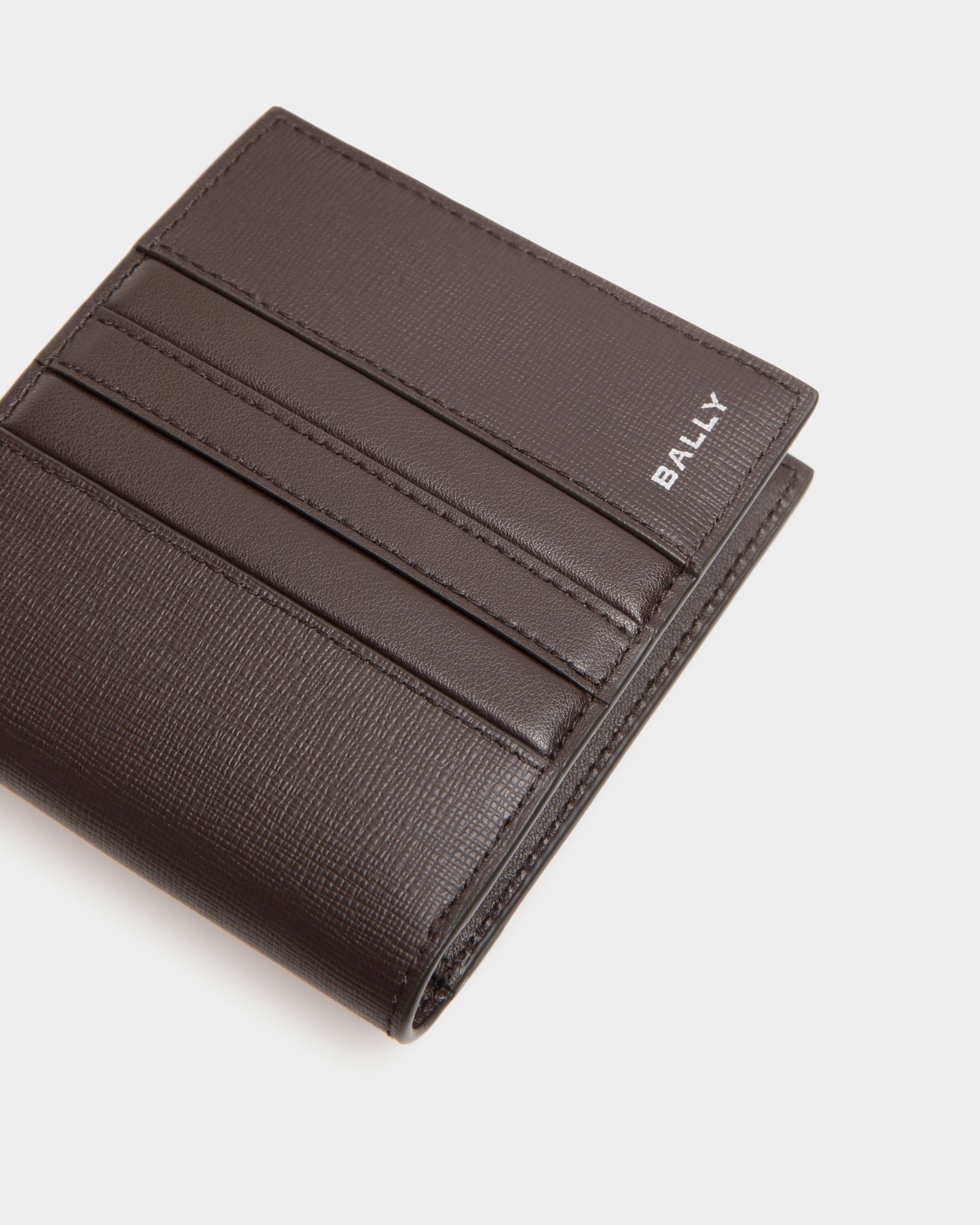 Mythos Bifold in Ebano Recycled Leather - Herren - Bally - 04