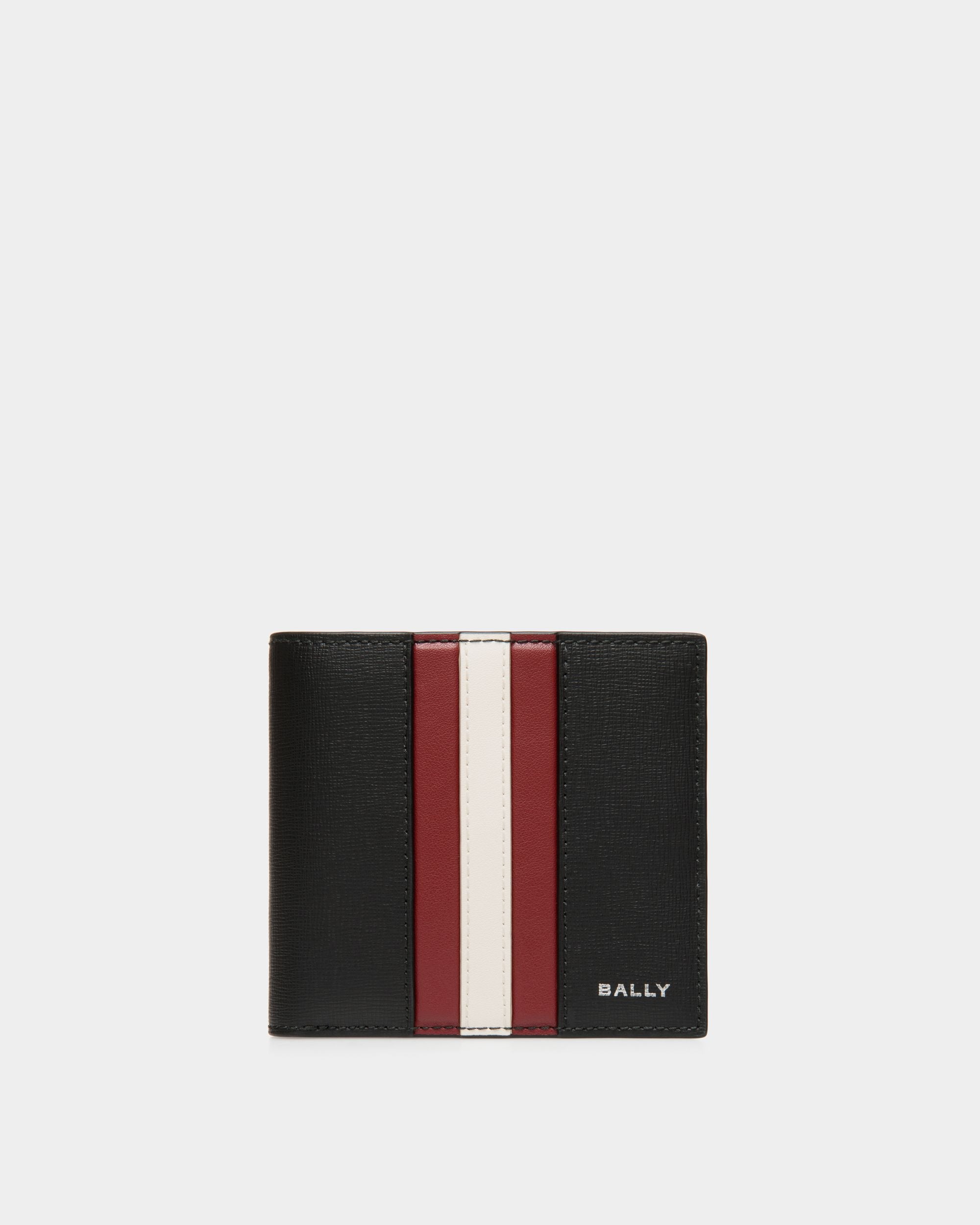 Mythos Zweiteilige Brieftasche Aus Recyceltem Leder In Schwarz - Herren - Bally - 01