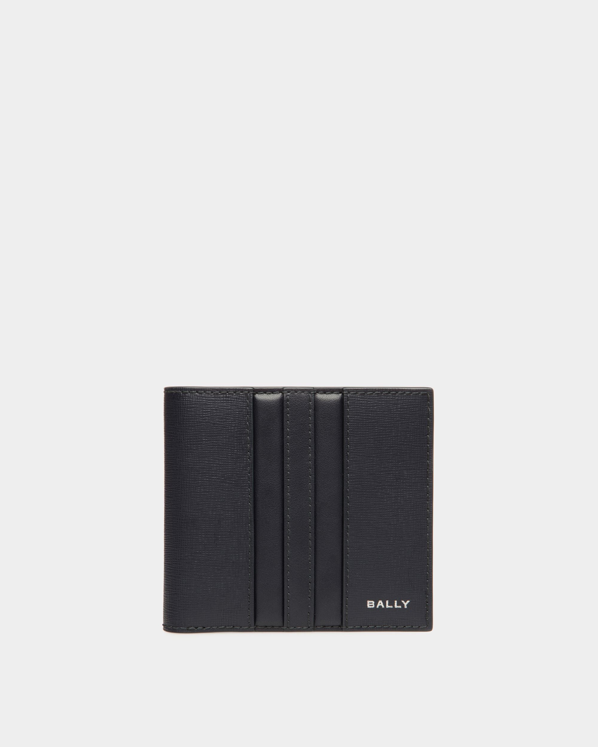 Mythos Zweiteilige Geldbörse Aus Recyceltem Leder In Navy Blue - Herren - Bally - 01