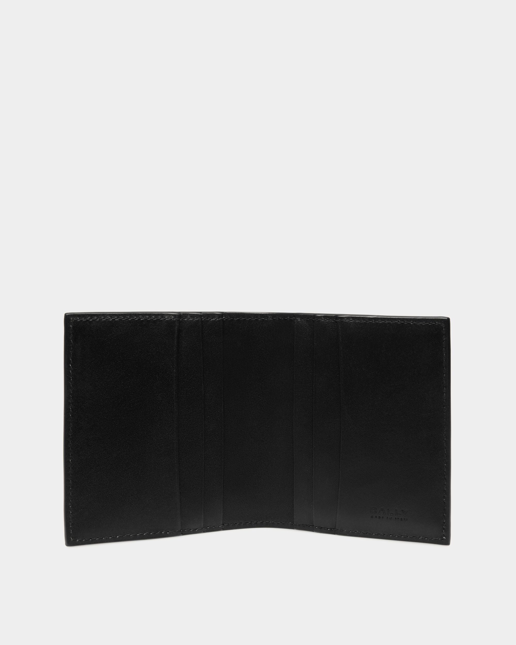 Deco Zweiteilige Geldbörse Aus Schwarzem Leder - Herren - Bally - 02