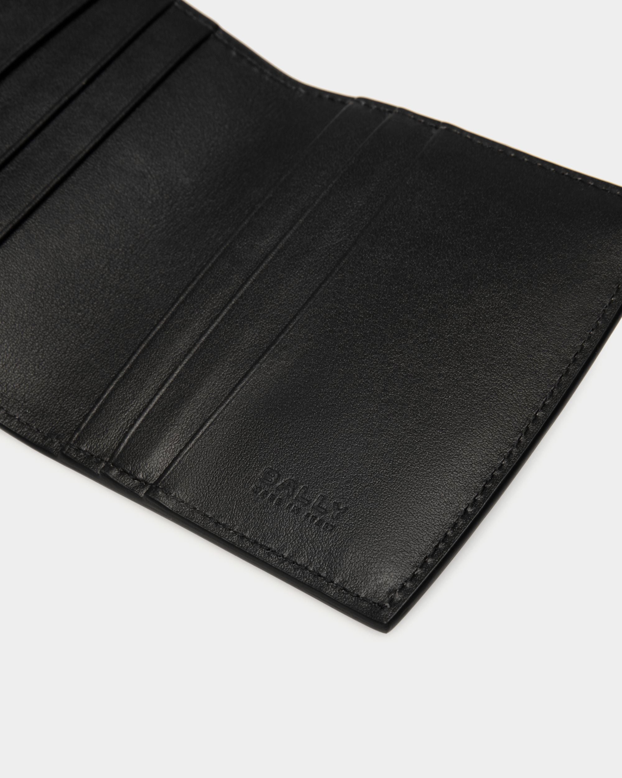 Deco Zweiteilige Geldbörse Aus Schwarzem Leder - Herren - Bally - 03