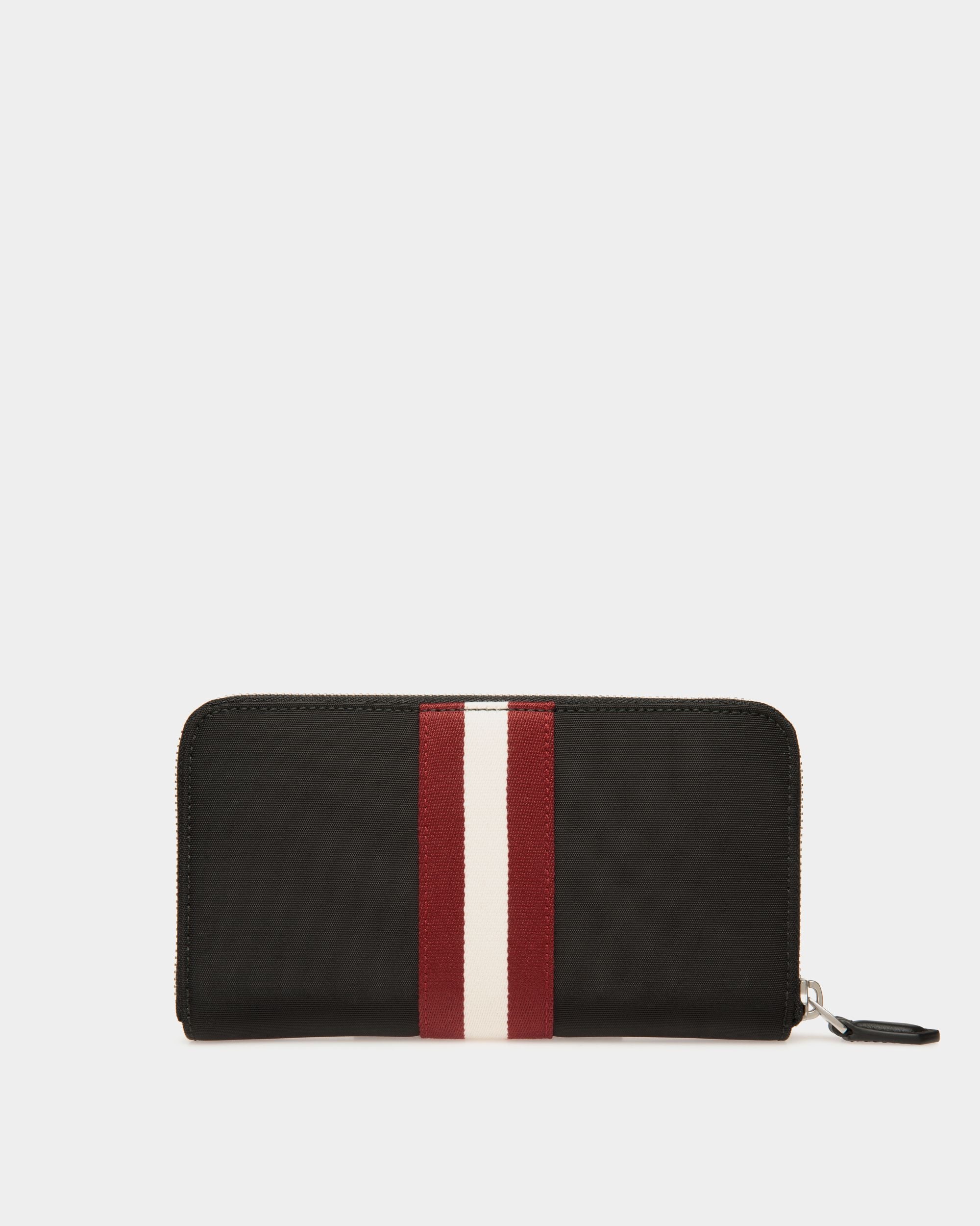 Code Geldbörse Mit Umlaufendem Reißverschluss Aus Schwarzem Nylon - Herren - Bally - 02