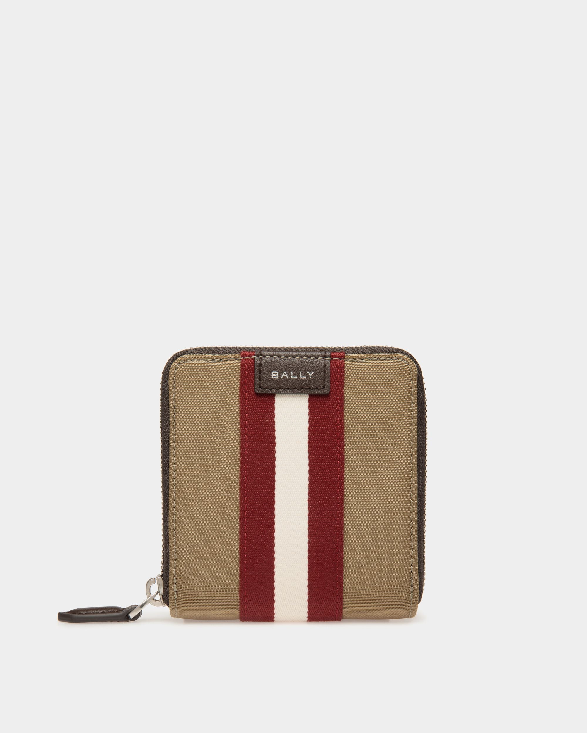 Zweiteilige Code Geldbörse Aus Nylon In Camel - Herren - Bally - 01