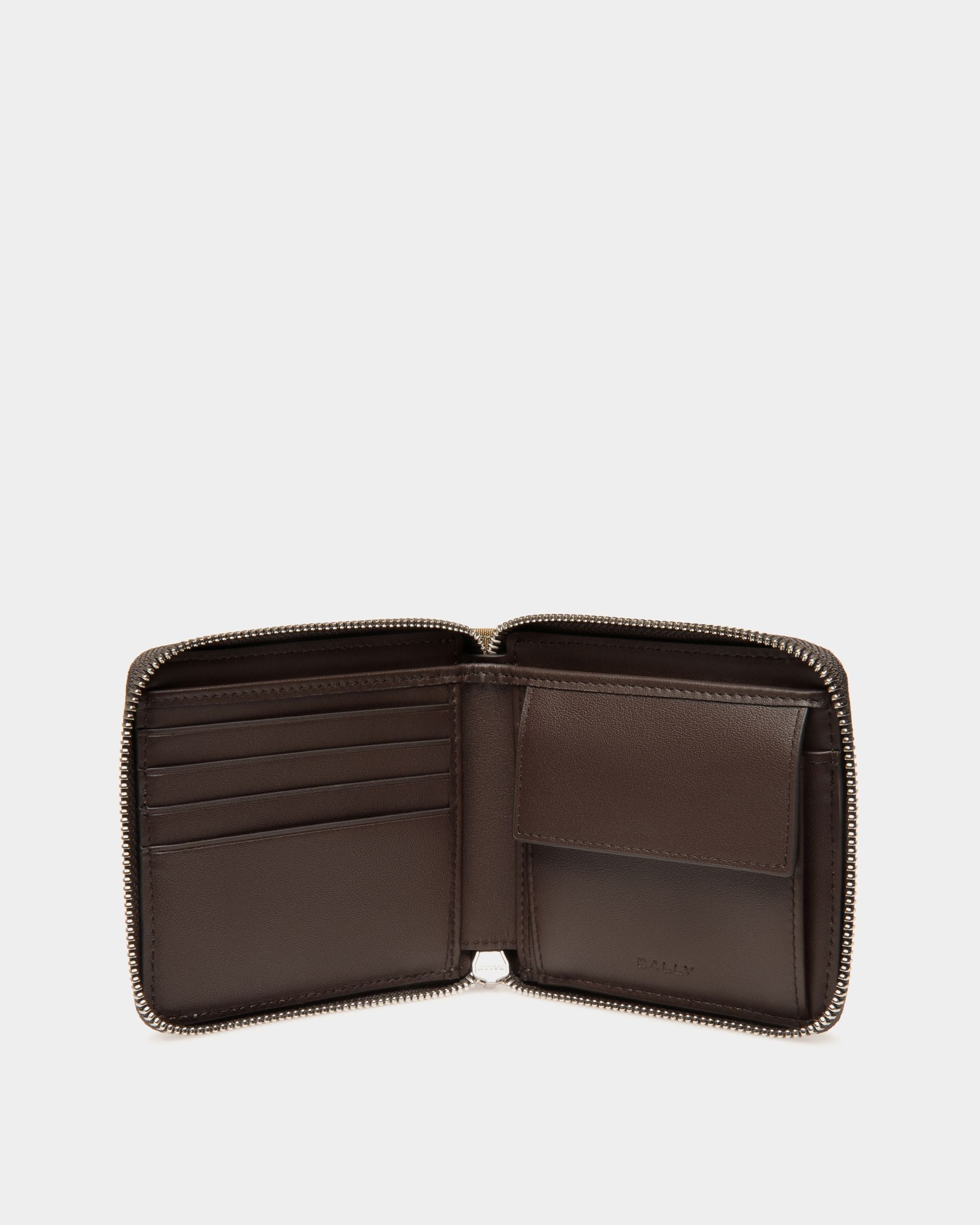 Zweiteilige Code Geldbörse Aus Nylon In Camel - Herren - Bally - 03