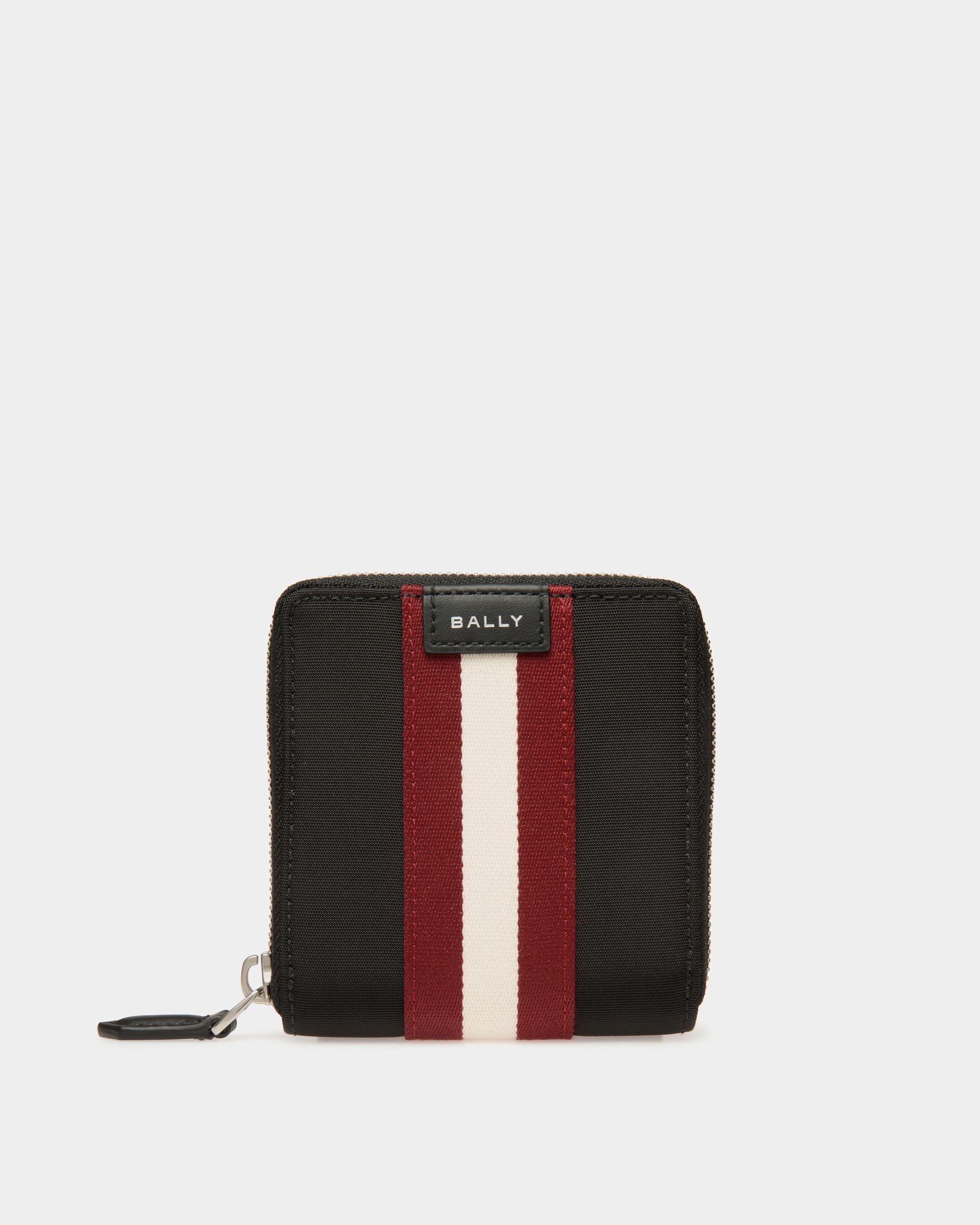 Zweiteilige Code Geldbörse Aus Nylon In Schwarz - Herren - Bally - 01