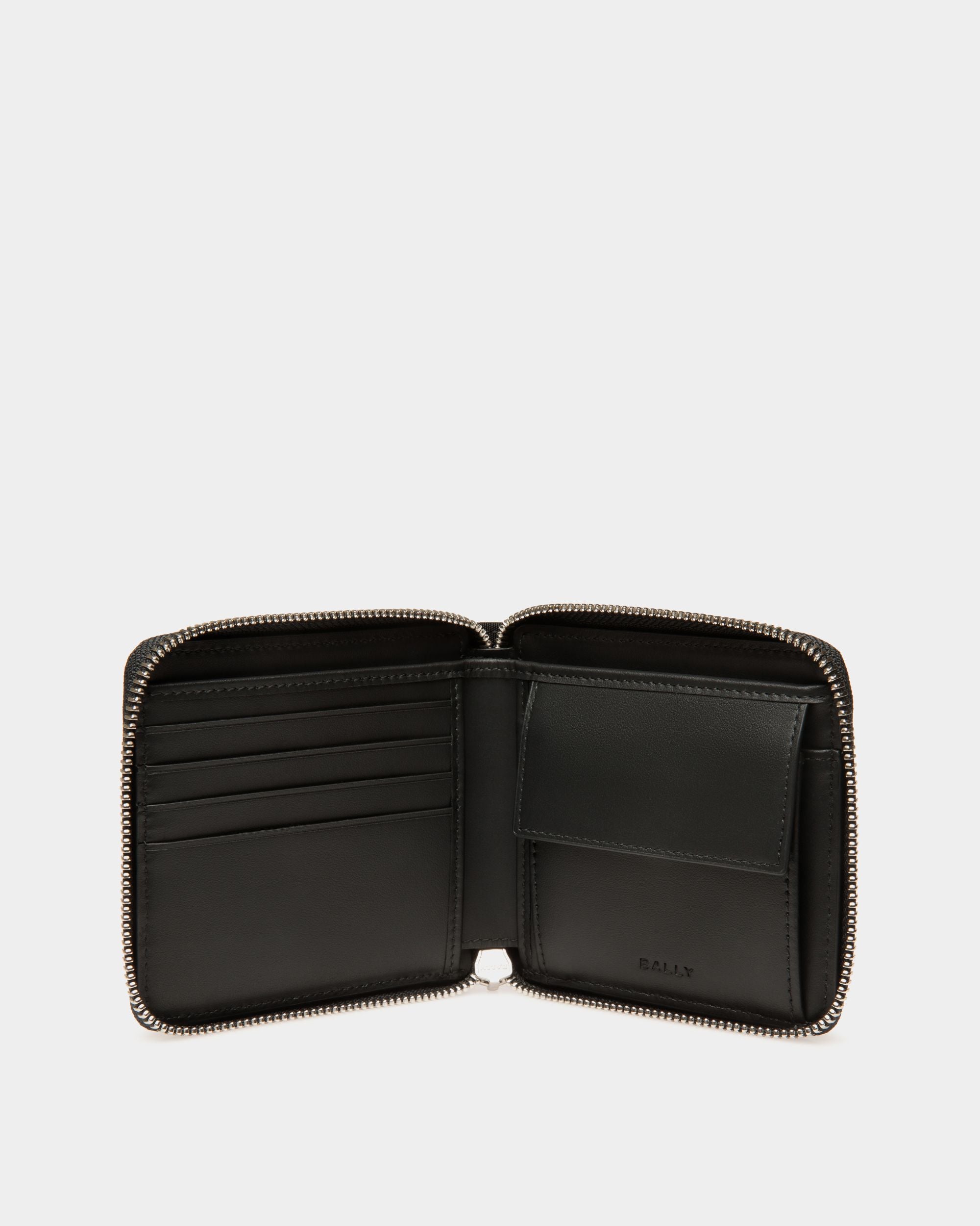 Zweiteilige Code Geldbörse Aus Nylon In Schwarz - Herren - Bally - 03