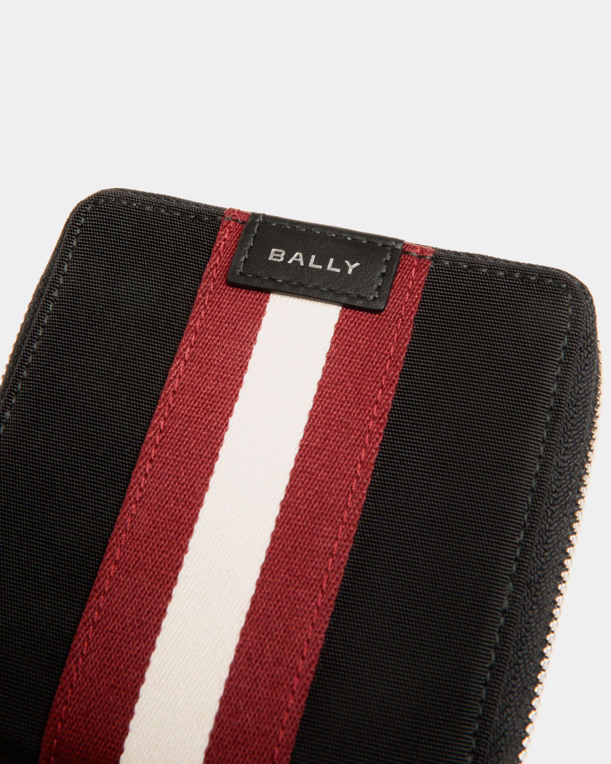 Zweiteilige Code Geldbörse Aus Nylon In Schwarz - Herren - Bally - 04