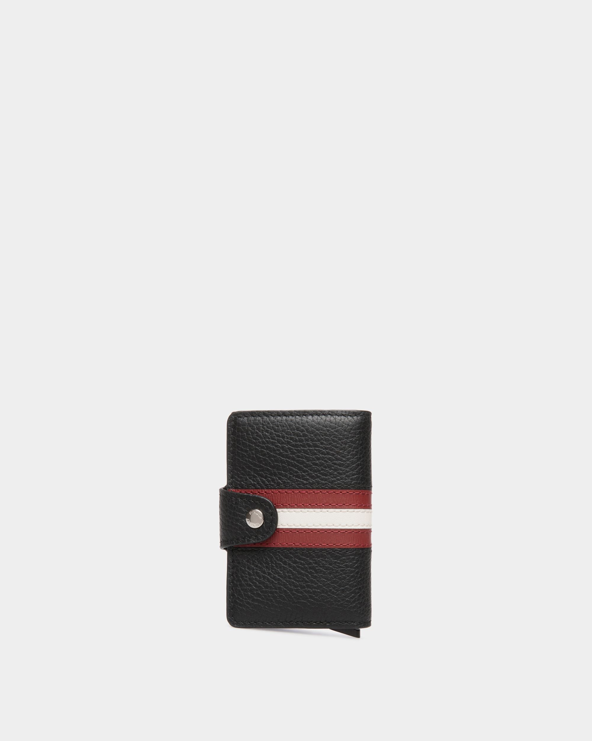 Ribbon Smart Wallet Aus Schwarzem Leder - Herren - Bally - 02