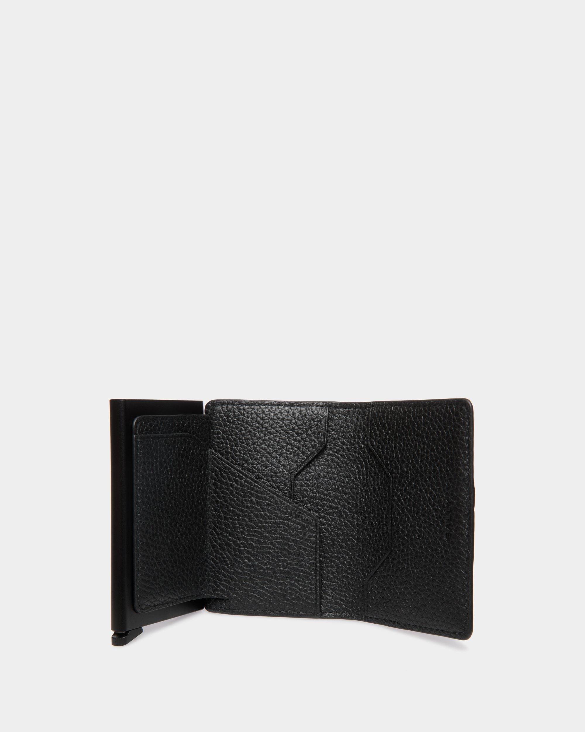 Ribbon Smart Wallet Aus Schwarzem Leder - Herren - Bally - 03