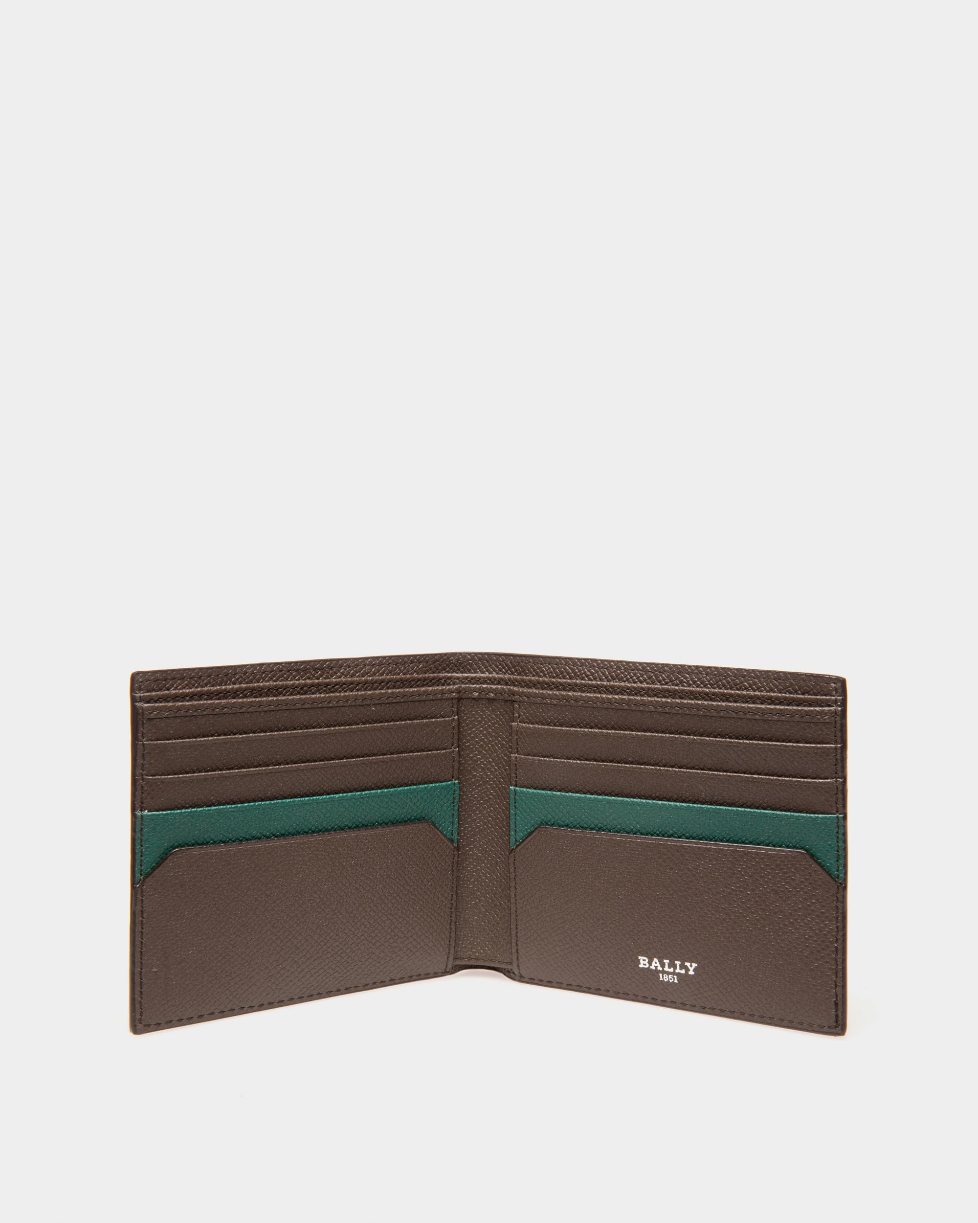 Brasai Brieftasche Aus Militärgrünem Leder - Herren - Bally - 03