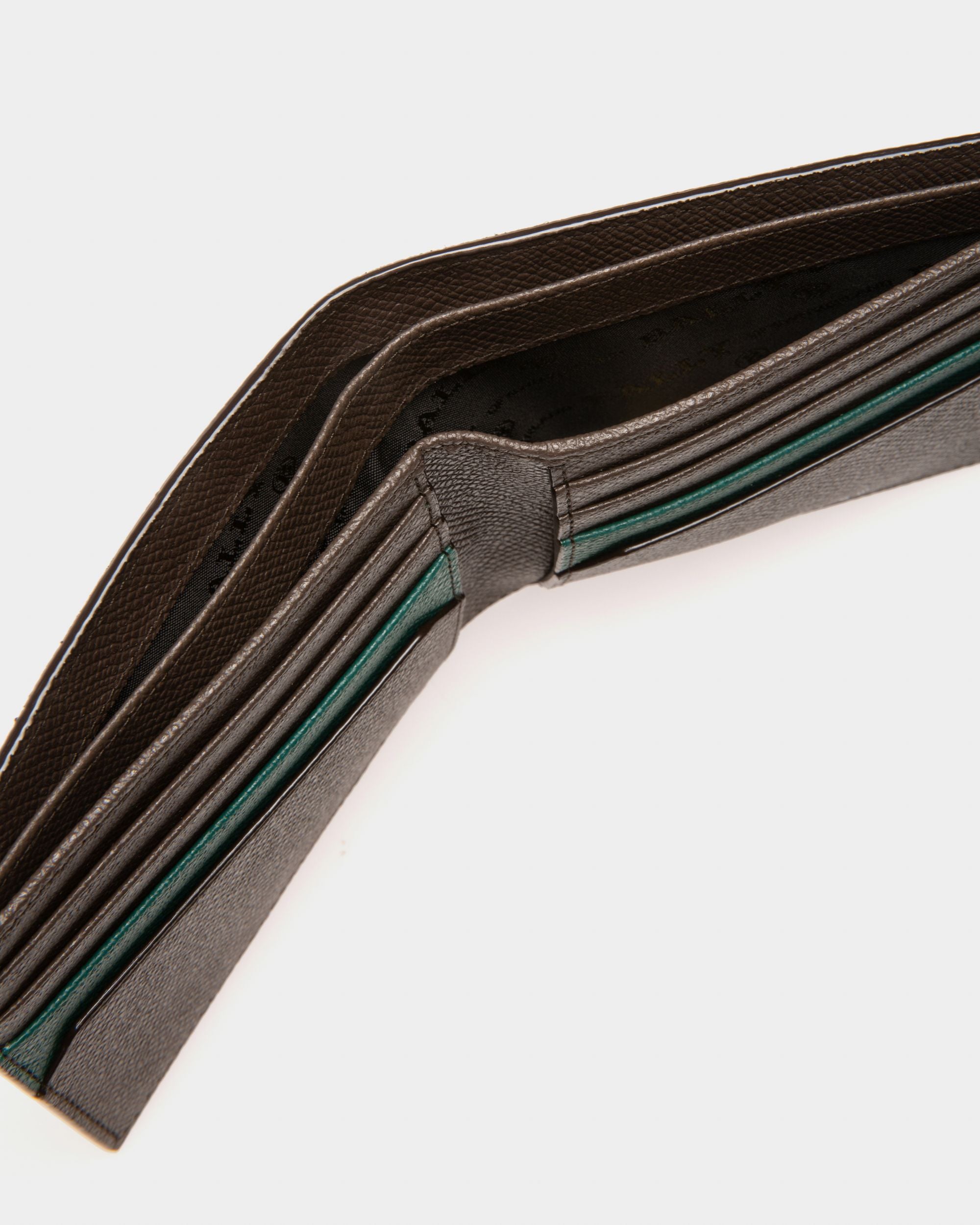 Brasai Brieftasche Aus Militärgrünem Leder - Herren - Bally - 04
