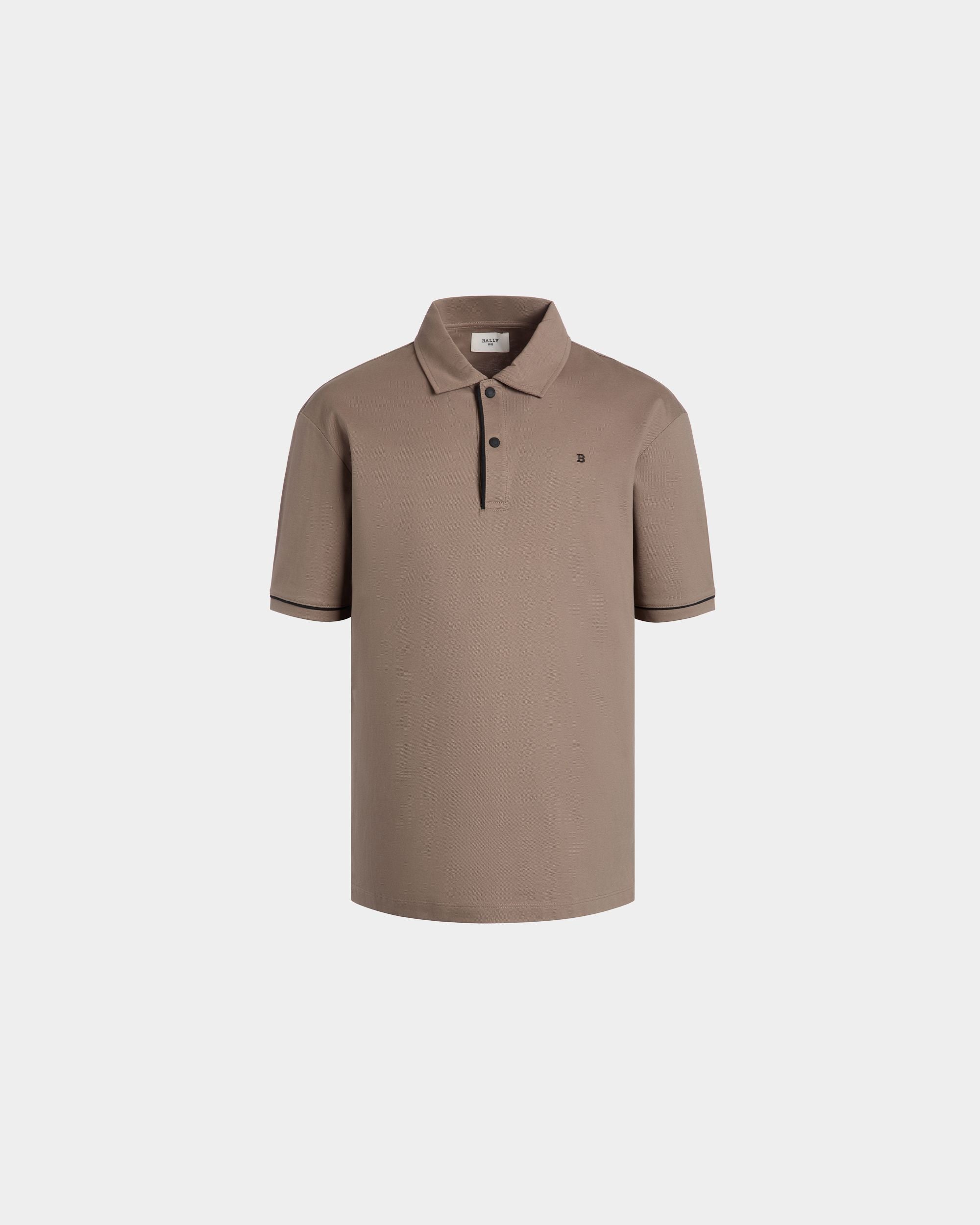Polo In Brown Mix Poly And Cotton - Herren - Bally - 01