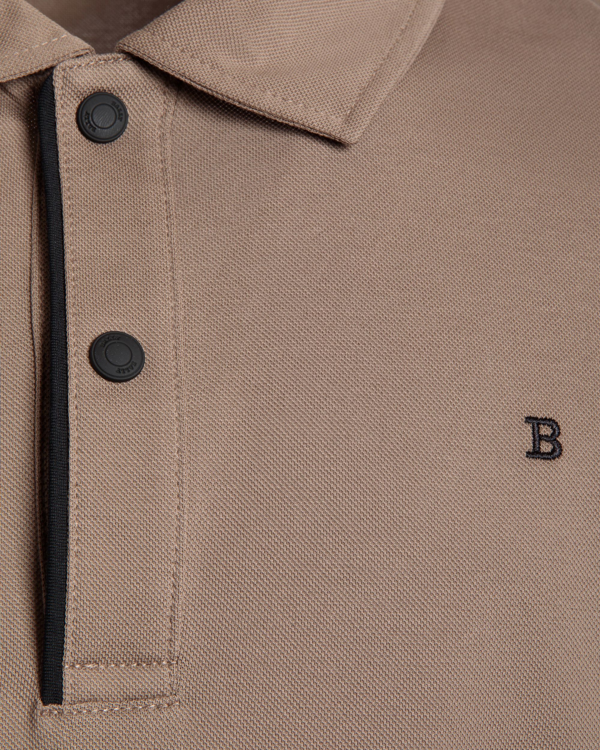 Polo In Brown Mix Poly And Cotton - Herren - Bally - 02