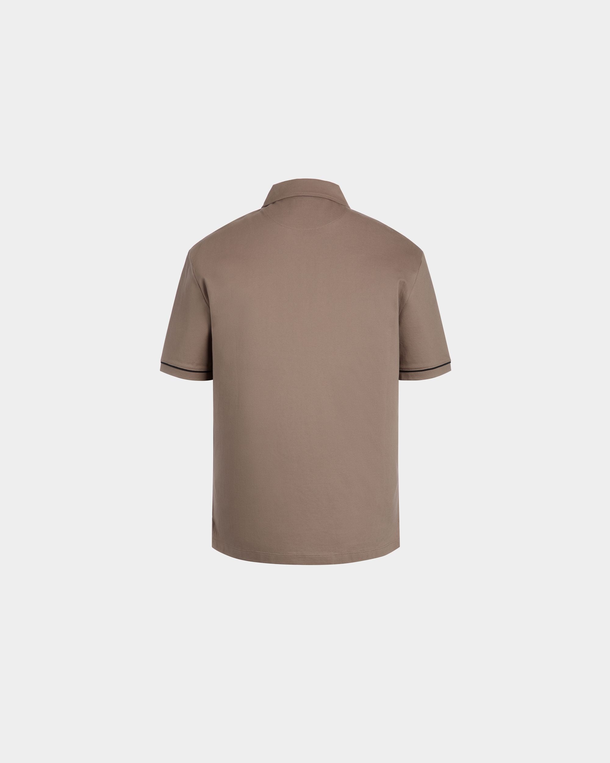 Polo In Brown Mix Poly And Cotton - Herren - Bally - 03