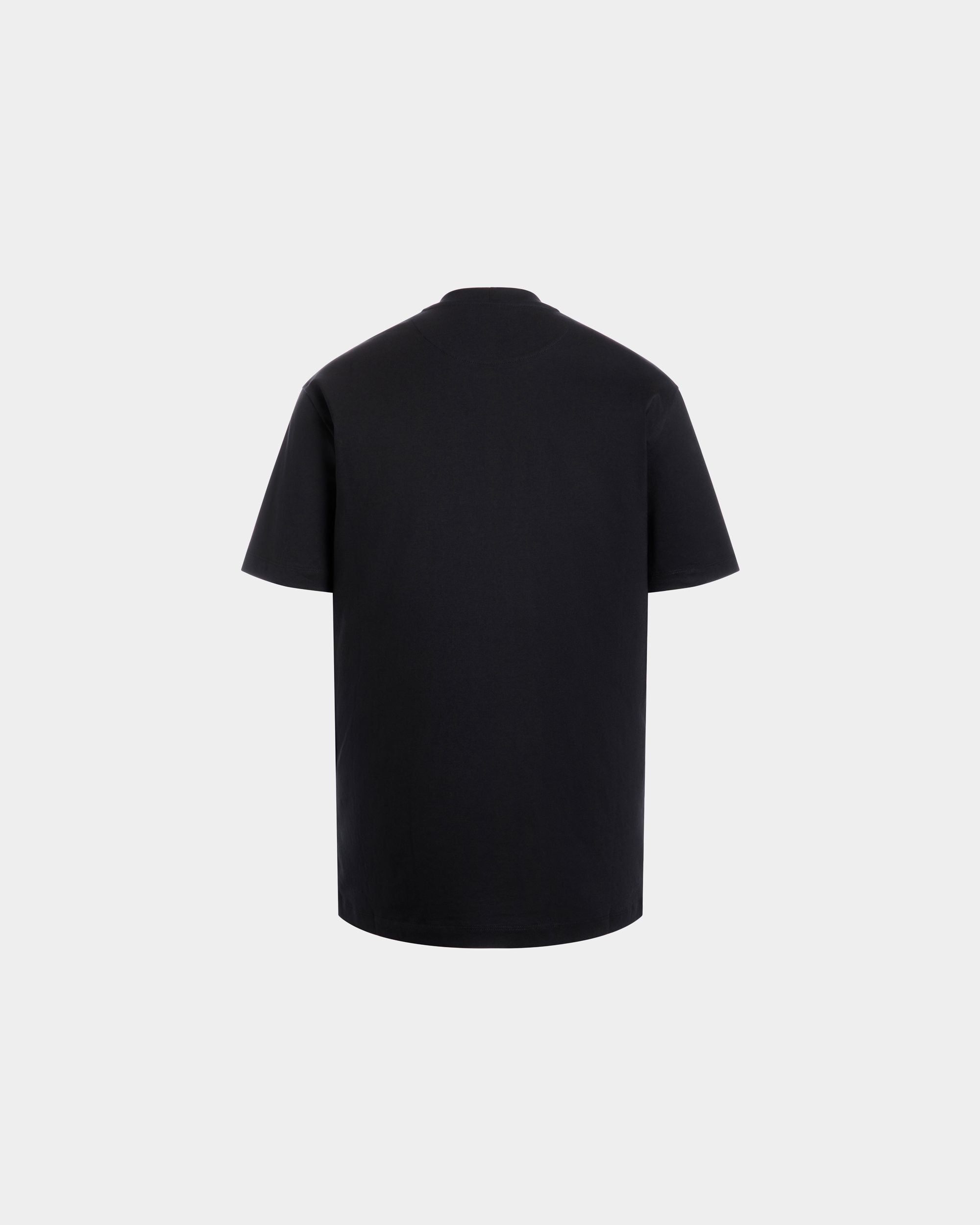 T-Shirt In Black Cotton - Herren - Bally - 03