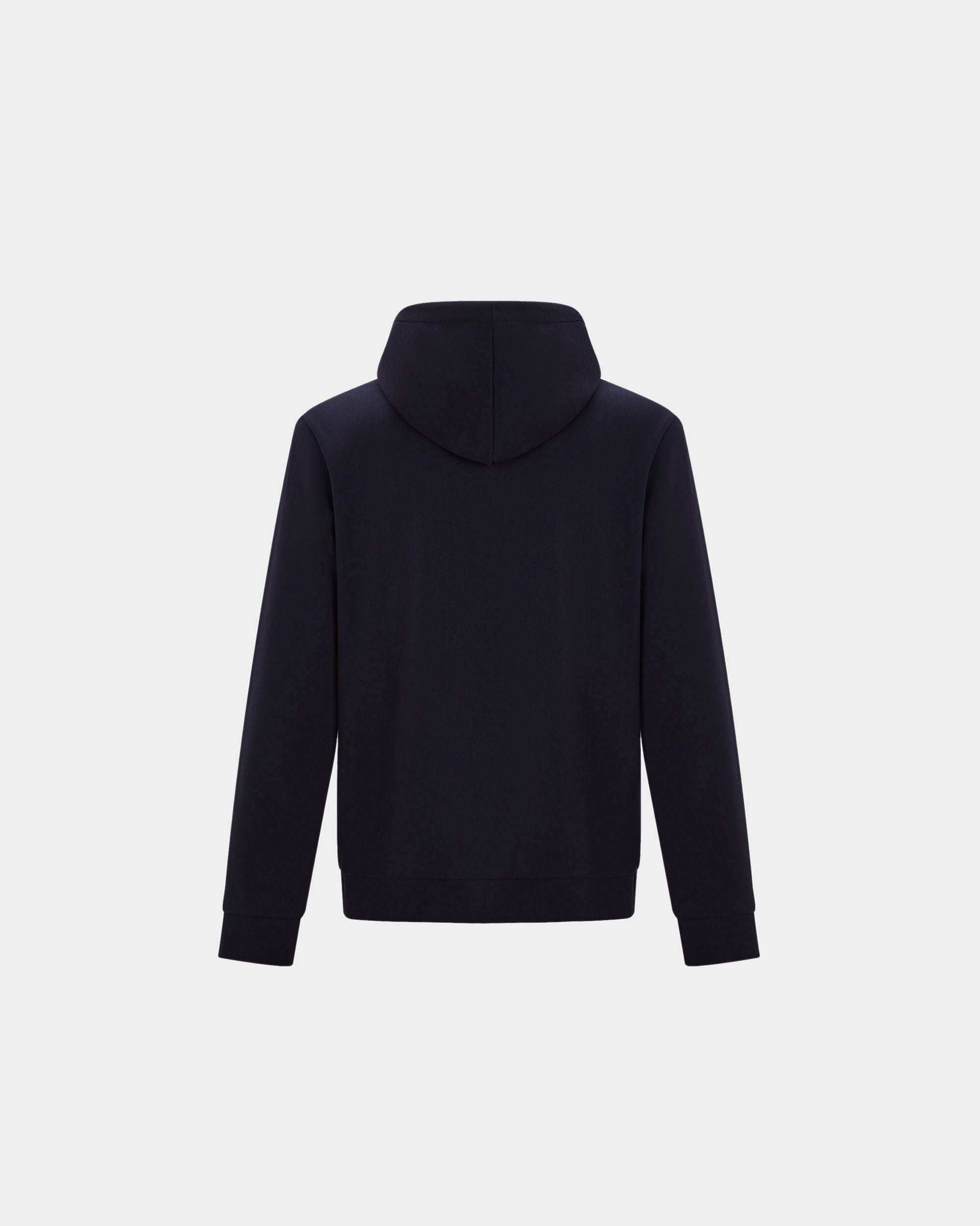 Men's Blue Hooded Sweatshirt - Herren - Bally - 05