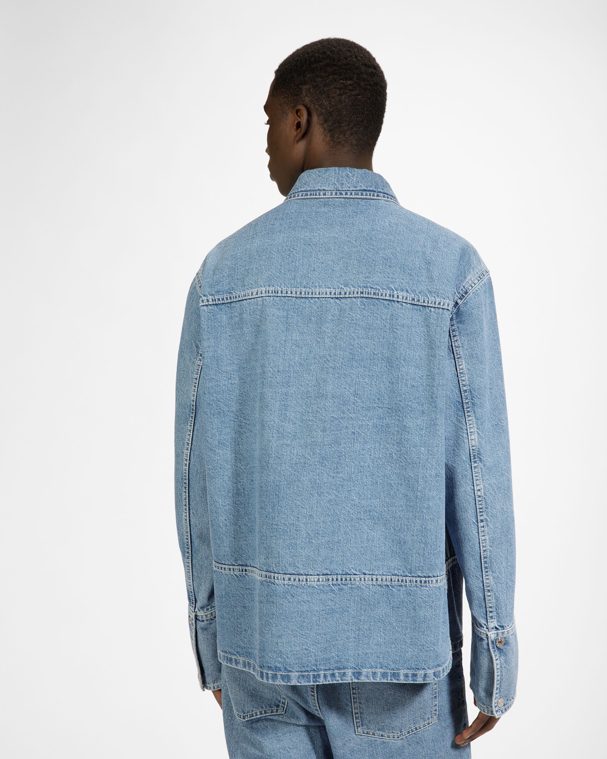 Jeanshemd Hemd Aus Hellblauem Denim - Herren - Bally - 04