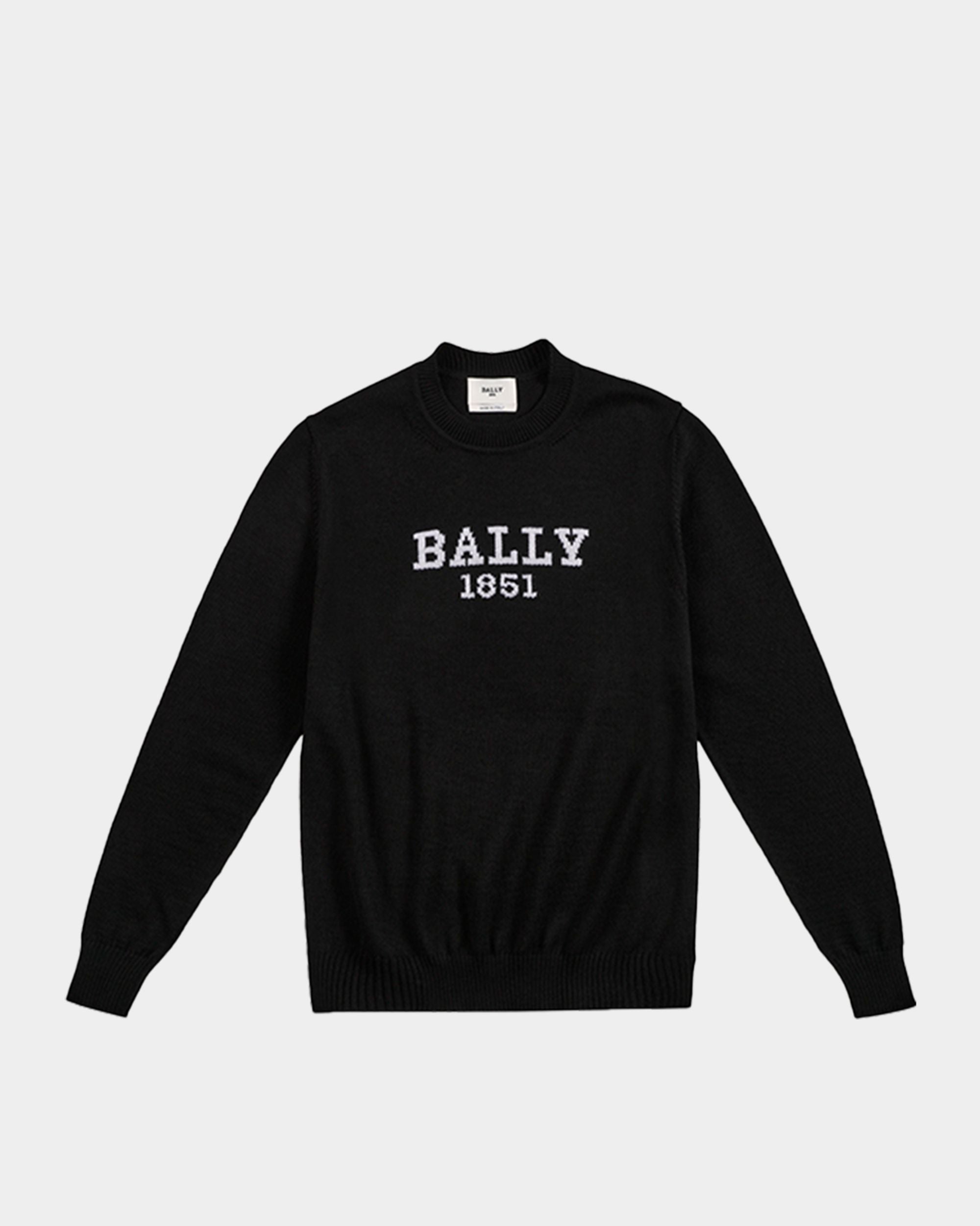 Pullover Aus Wolle In Schwarz - Herren - Bally - 01