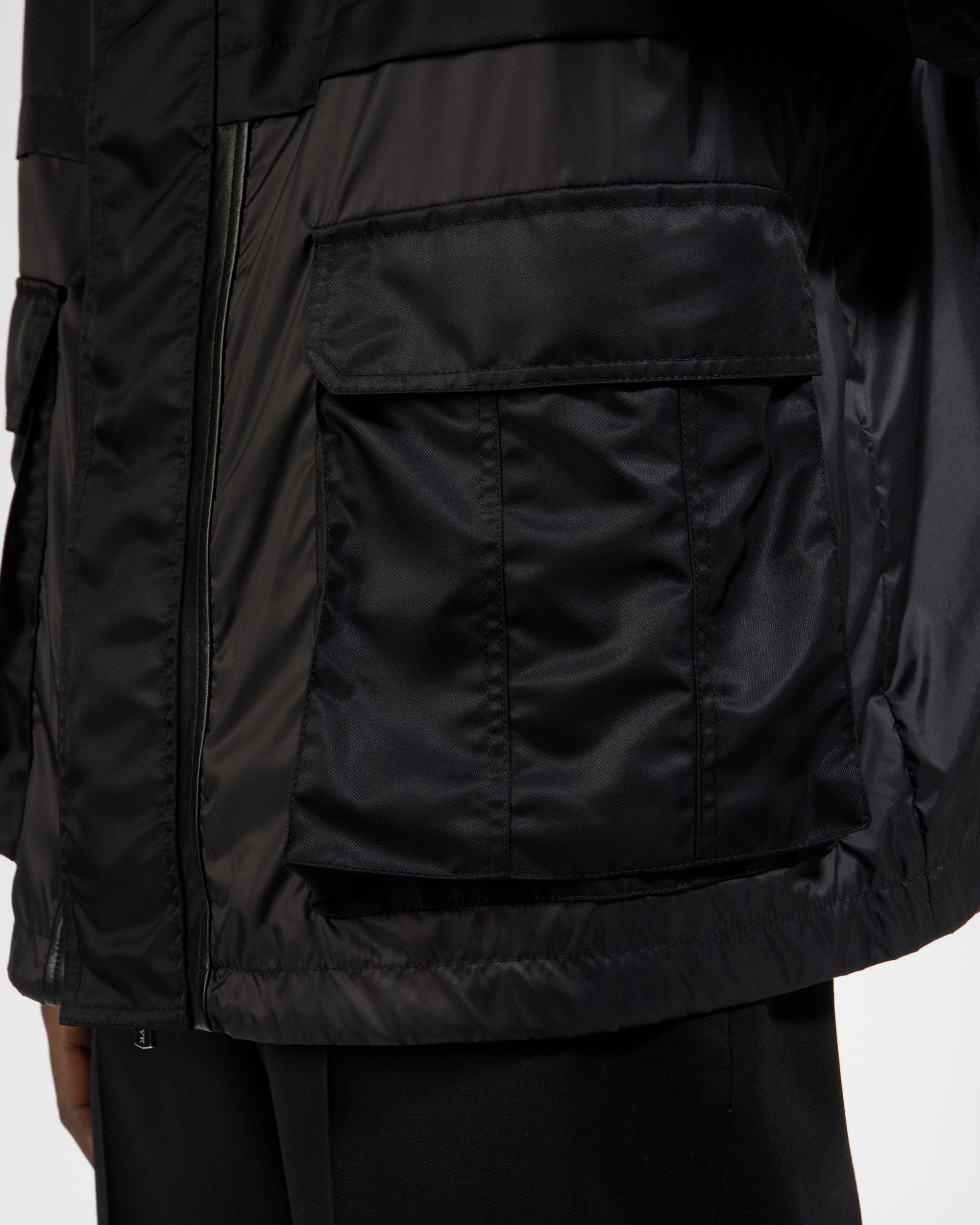 Schwarze Bomberjacke Aus Textil Im Blousonstil - Herren - Bally - 03