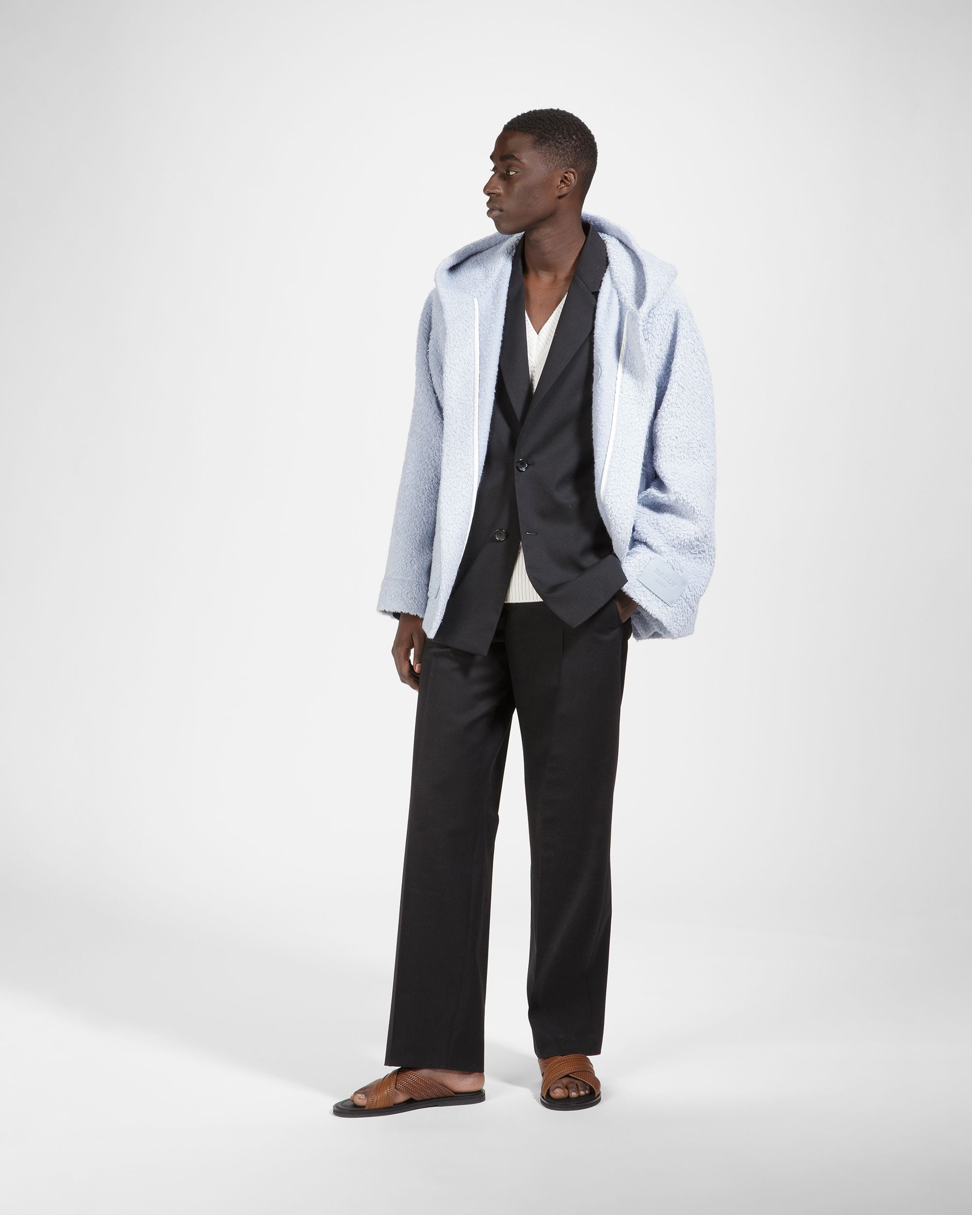 Wollmix-Caban Wollmix-Caban In Hellblau - Herren - Bally - 04