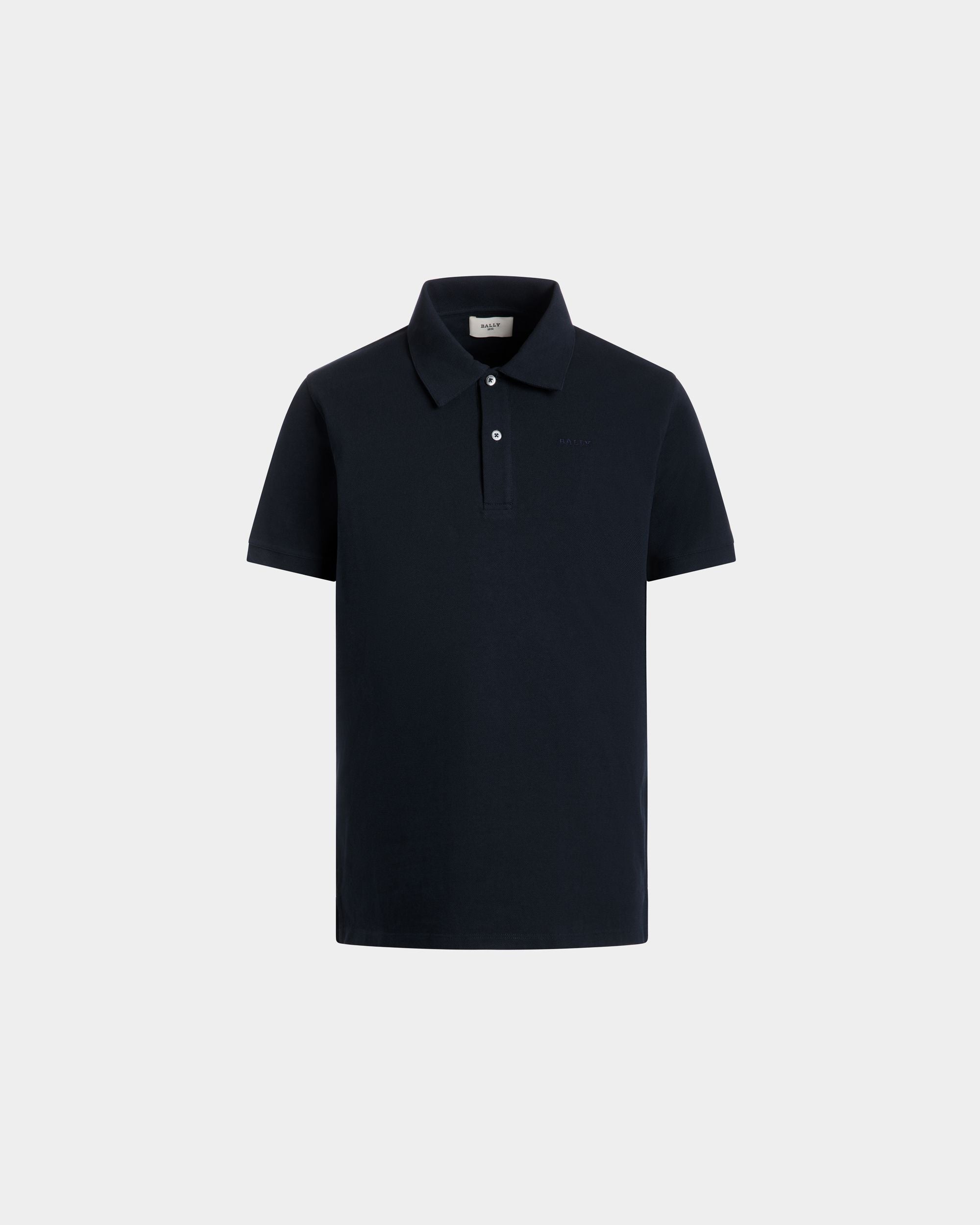 Polo In Blue Cotton - Herren - Bally - 01