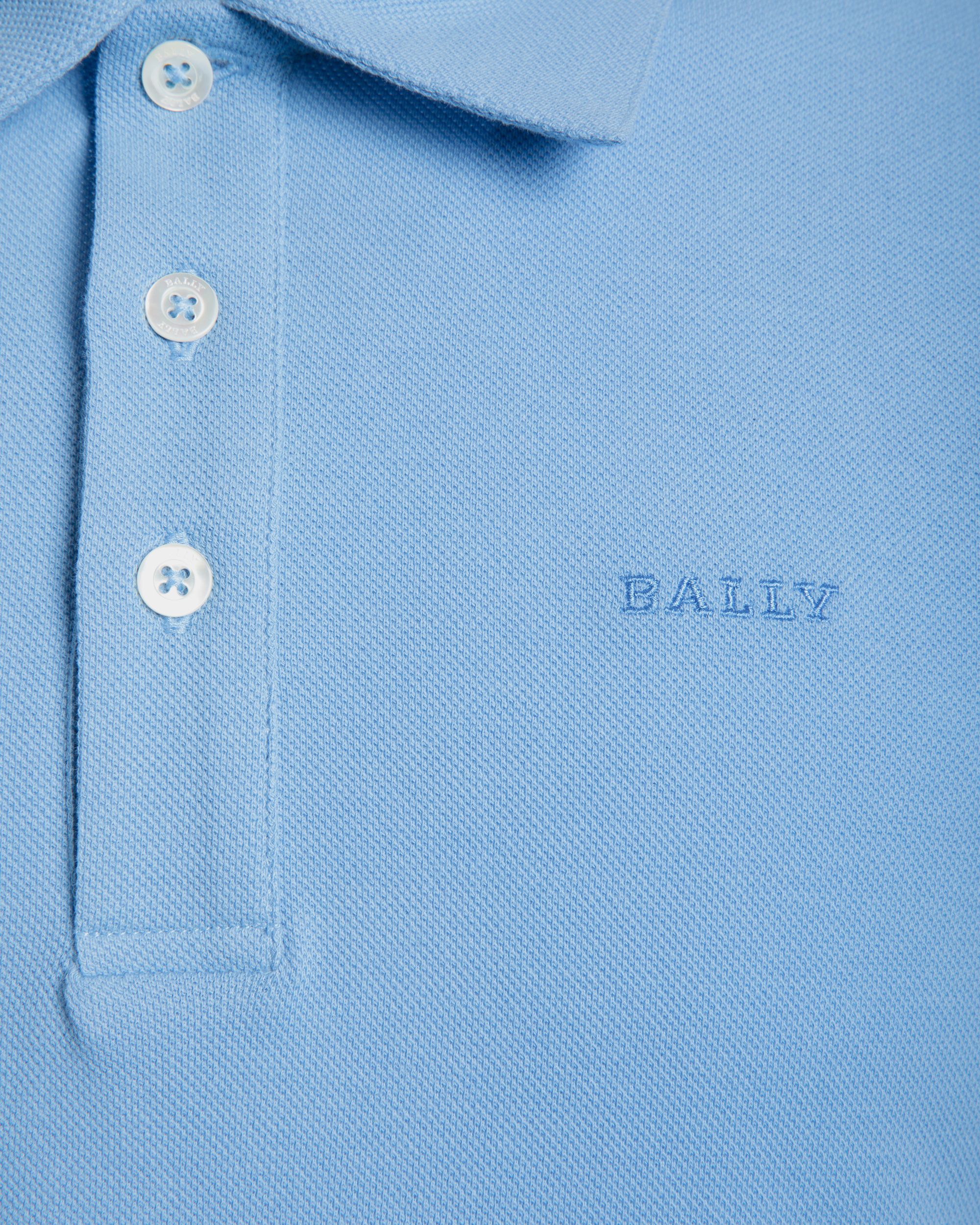 Poloshirt Aus Blauer Piqué-Baumwolle - Herren - Bally - 02